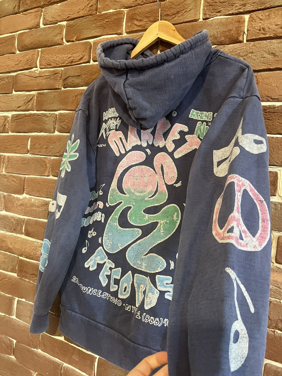 Market Chinatown Market Smiley Records Studio Hoodie Medium Hype Size US M / EU 48-50 / 2 - 3 Thumbnail