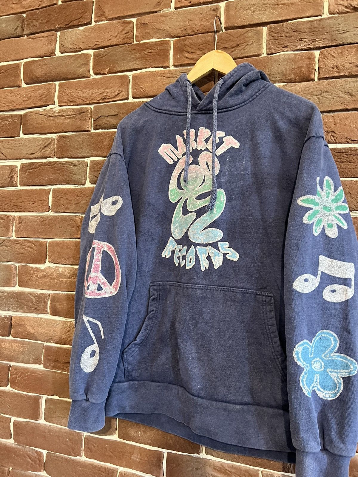 Market Chinatown Market Smiley Records Studio Hoodie Medium Hype Size US M / EU 48-50 / 2 - 4 Thumbnail