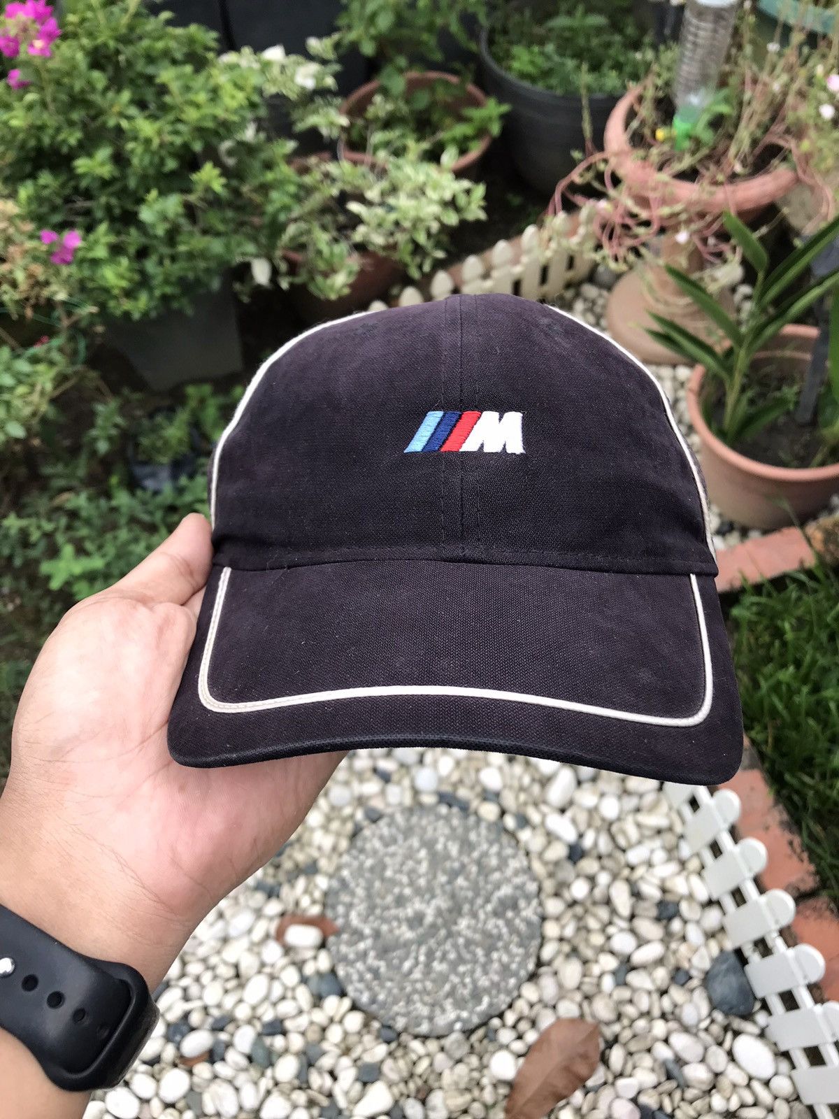 BMW × Vintage 💥VINTAGE (BMW) BAYERISCHE MOTOREN WERKE MOTORSPORTS CAP HAT Size ONE SIZE - 1 Thumbnail
