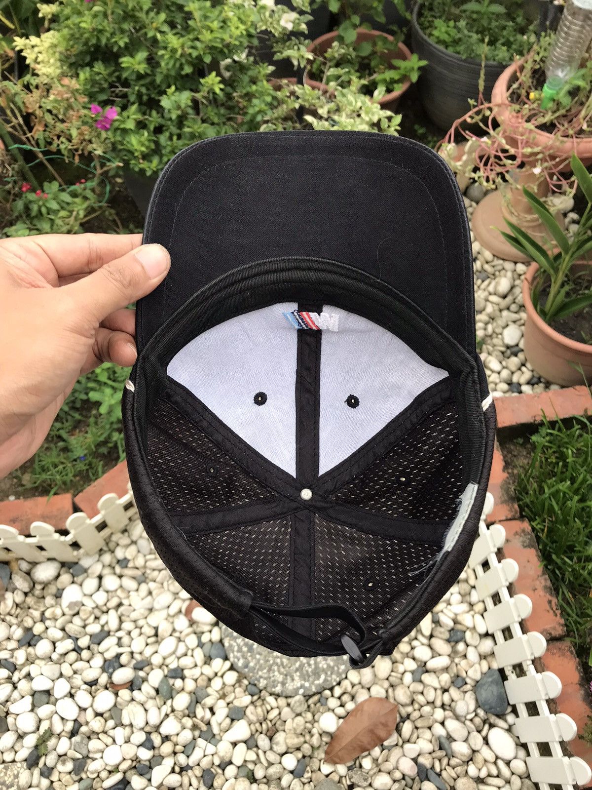 BMW × Vintage 💥VINTAGE (BMW) BAYERISCHE MOTOREN WERKE MOTORSPORTS CAP HAT Size ONE SIZE - 7 Thumbnail