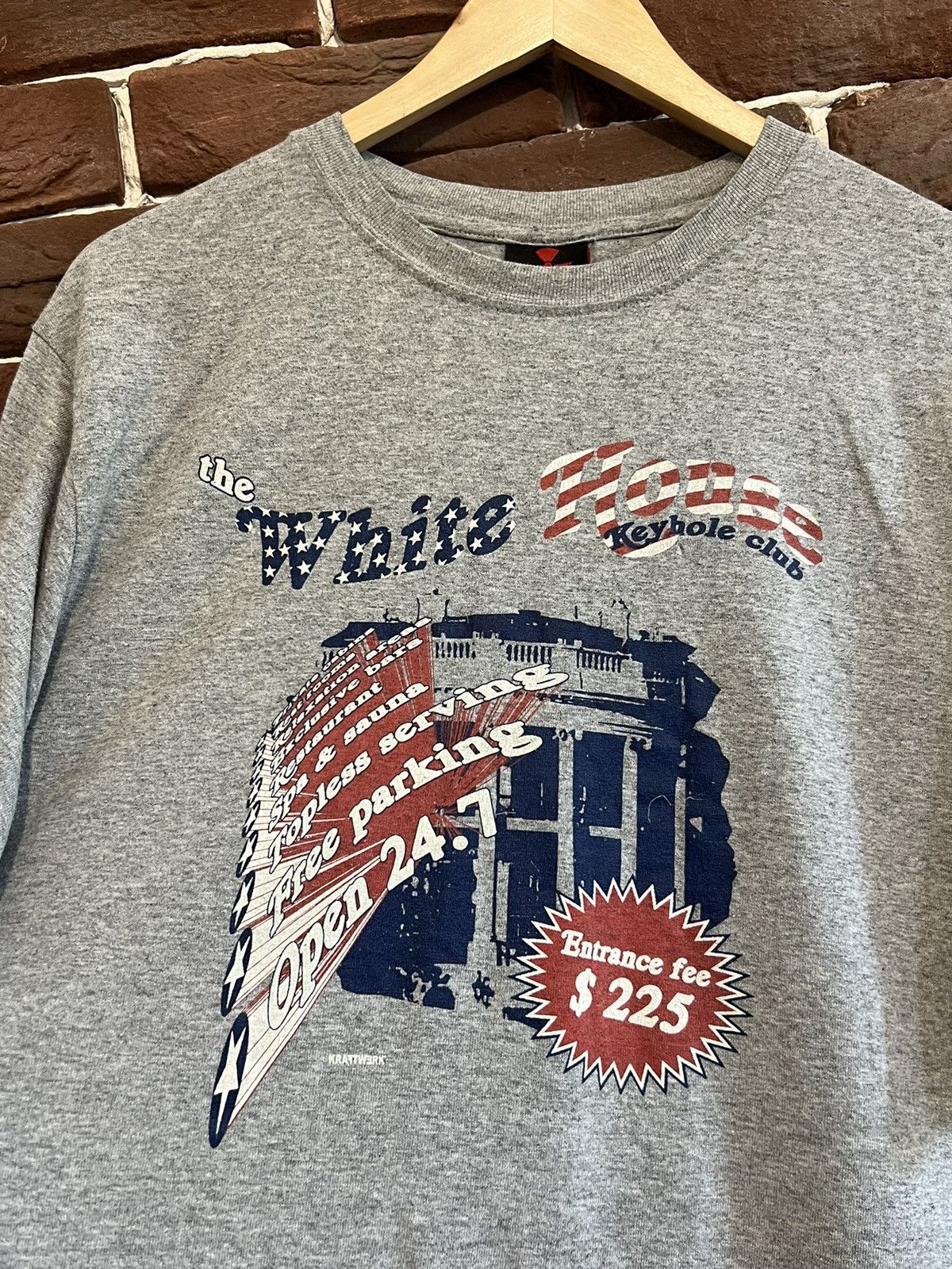 Band Tees Rare Vintage 00s Kraftwerk White House tee Rave Aphex Size US XXL / EU 58 / 5 - 2 Thumbnail
