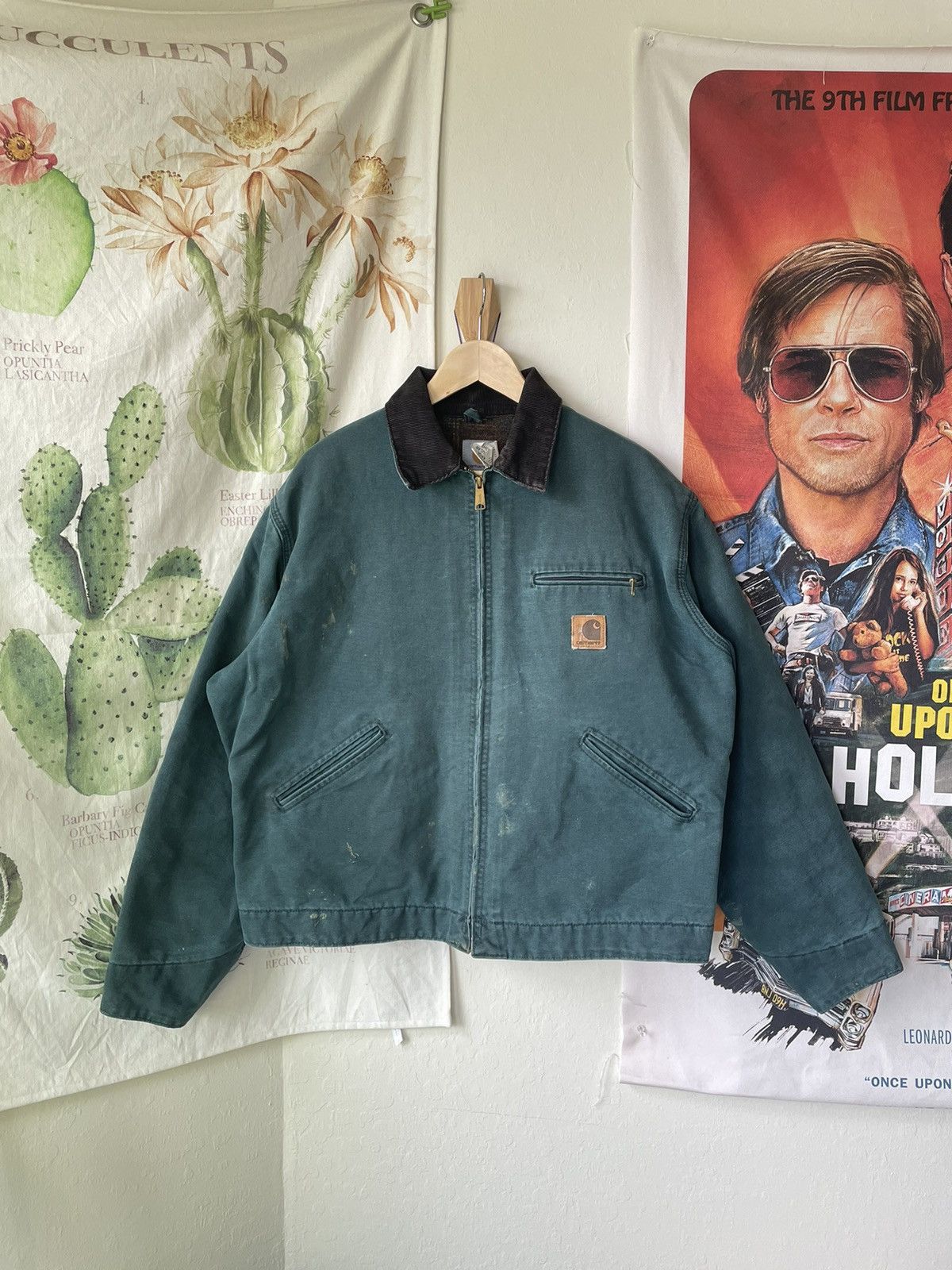 Pre-owned Carhartt X Vintage Carhartt Detroit Jacket J43 Htg