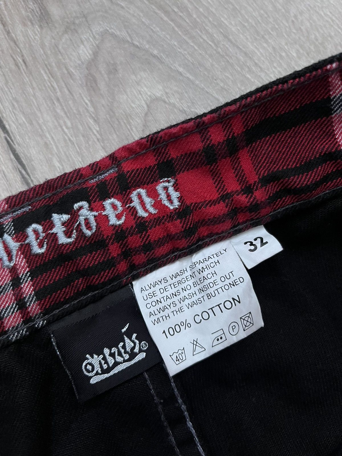 Japanese Brand Vintage Overzeas Y2K Baggy Punk Death Metal Pants Rap Opium Size US 32 / EU 48 - 9 Thumbnail