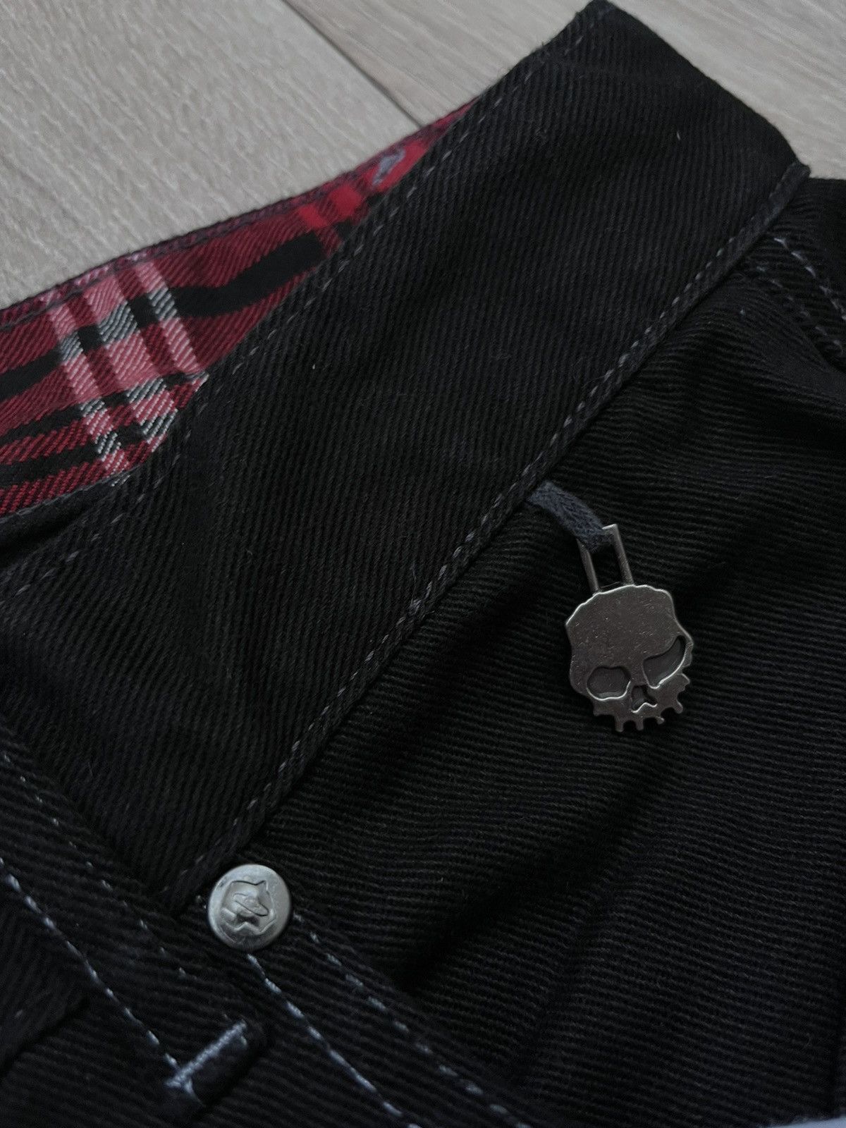 Japanese Brand Vintage Overzeas Y2K Baggy Punk Death Metal Pants Rap Opium Size US 32 / EU 48 - 8 Thumbnail