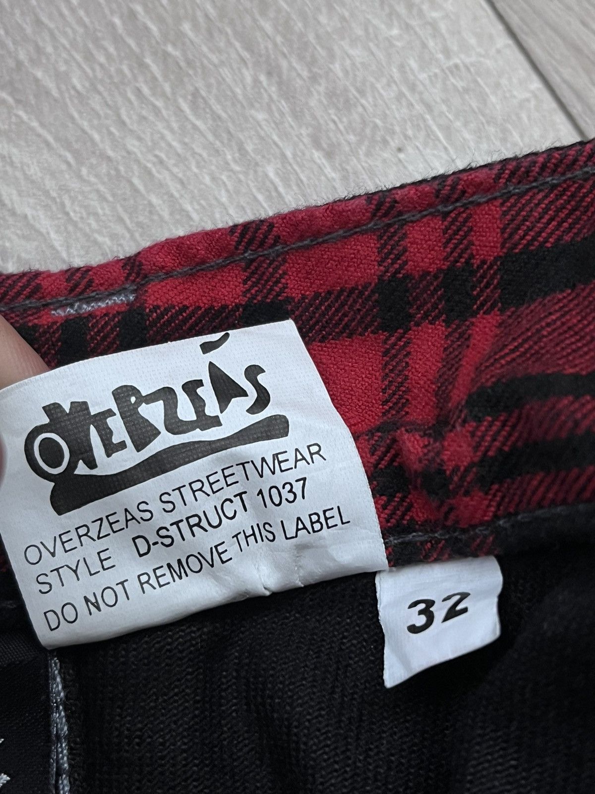 Japanese Brand Vintage Overzeas Y2K Baggy Punk Death Metal Pants Rap Opium Size US 32 / EU 48 - 10 Thumbnail