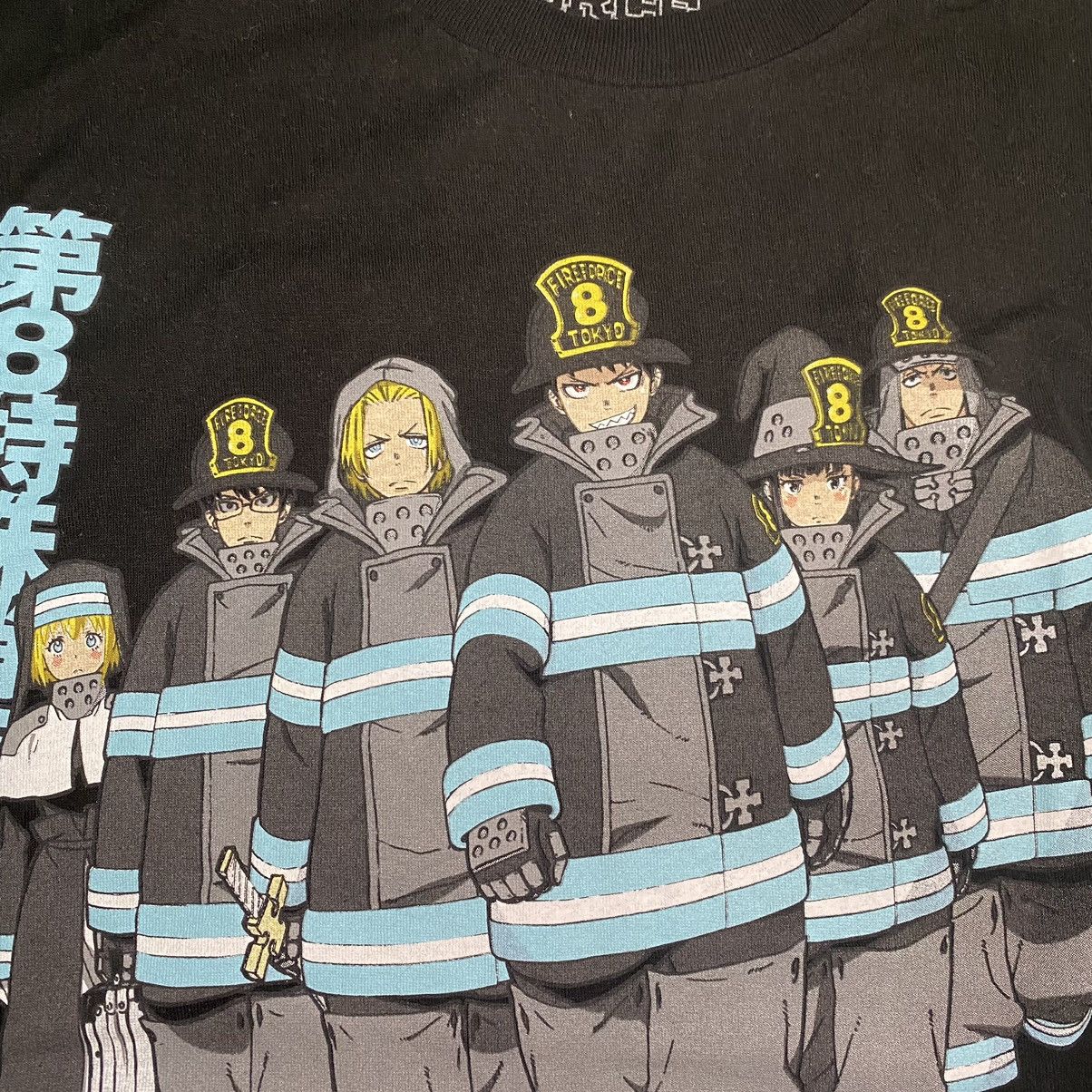 Anime FIRE FORCE ENN ENN NO SHOUBOUTAI ANIME T SHIRT Size US M / EU 48-50 / 2 - 4 Thumbnail