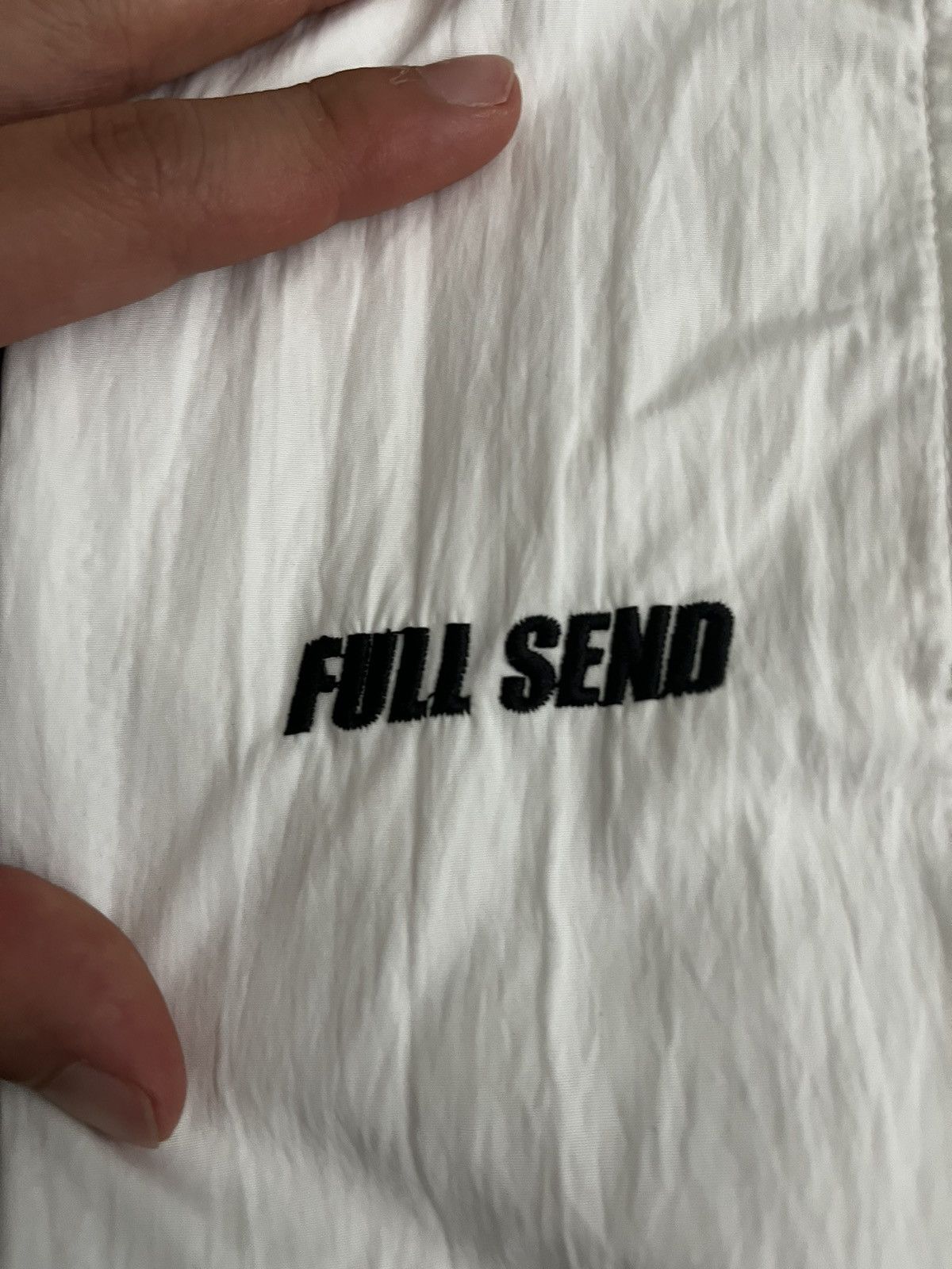 Full Send Full Send white sweats Size US 29 - 3 Thumbnail