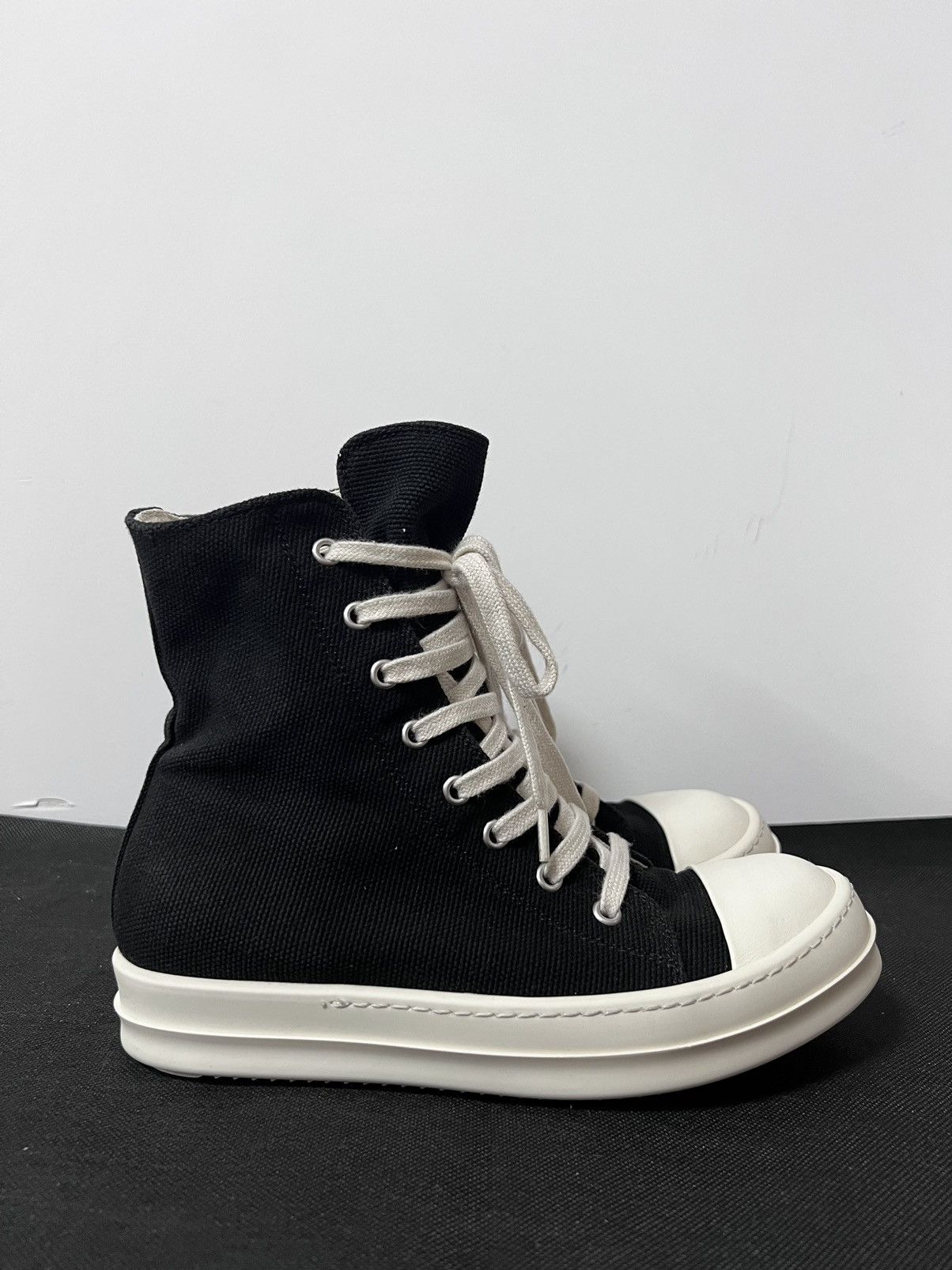 Rick Owens Drkshdw Rick owens drkshdw ramones high top sneakers Size US 6.5 / IT 36.5 - 4 Thumbnail