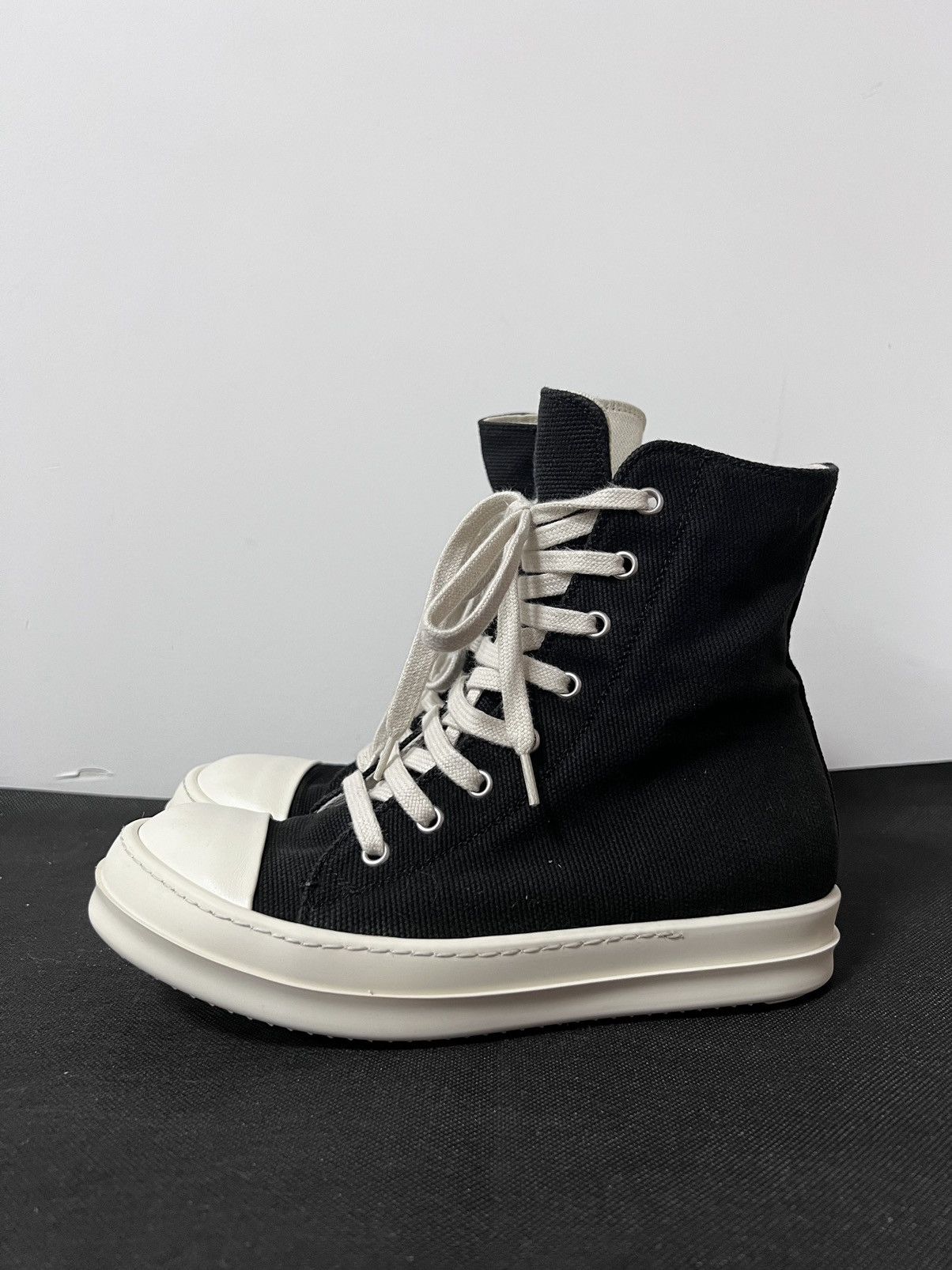 Rick Owens Drkshdw Rick owens drkshdw ramones high top sneakers Size US 6.5 / IT 36.5 - 2 Thumbnail