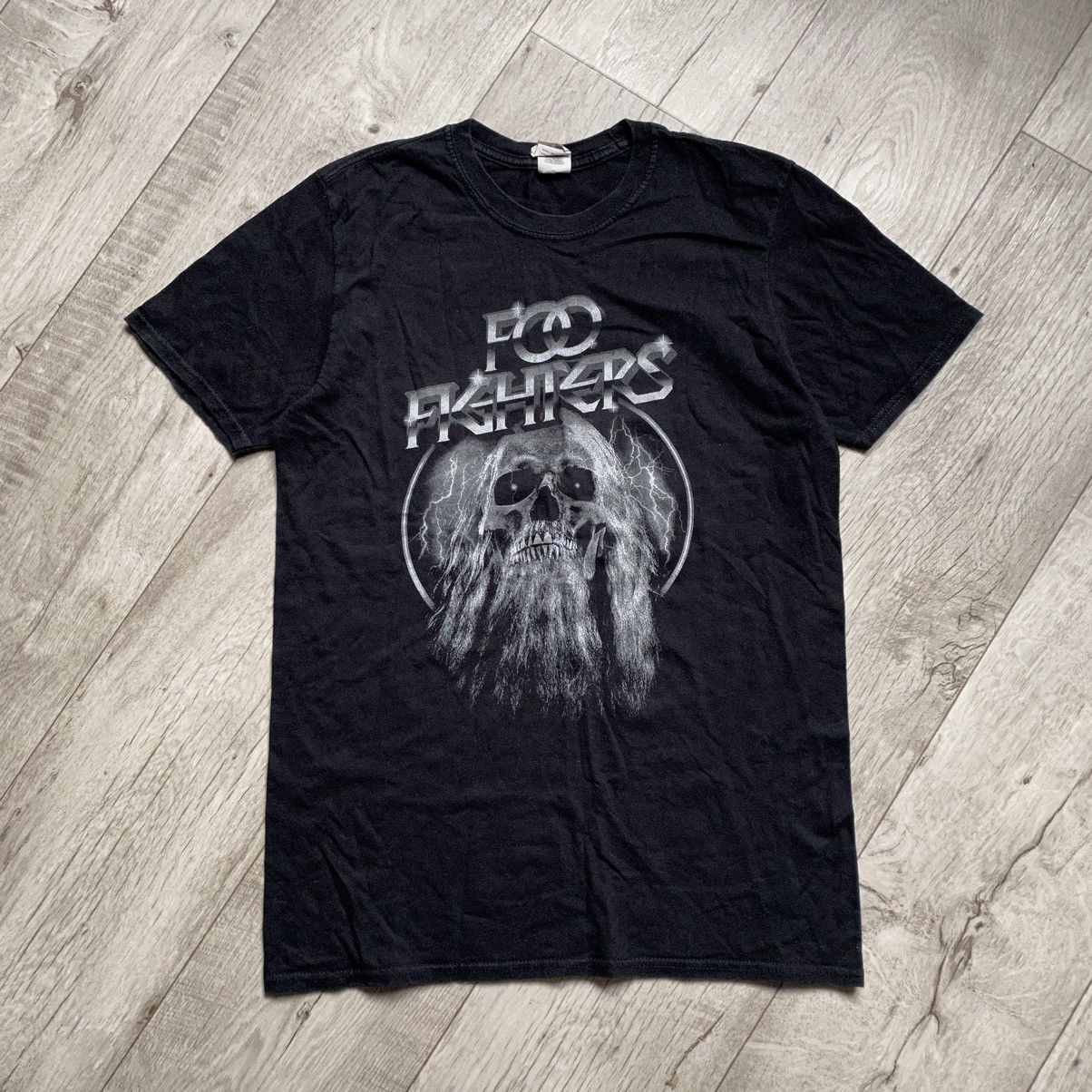 Band Tees VINTAGE FOO FIGHTERS SCREAM LIGHTNING SKULL T SHIRT Size US M / EU 48-50 / 2 - 1 Thumbnail