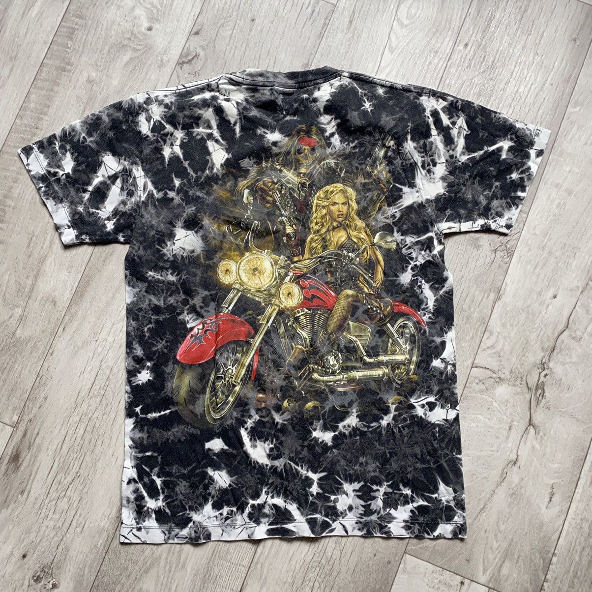 Harley Davidson VINTAGE WILD MOTORCYCLES SKELETON TRIBALS BIKE TEE Size US M / EU 48-50 / 2 - 2 Thumbnail