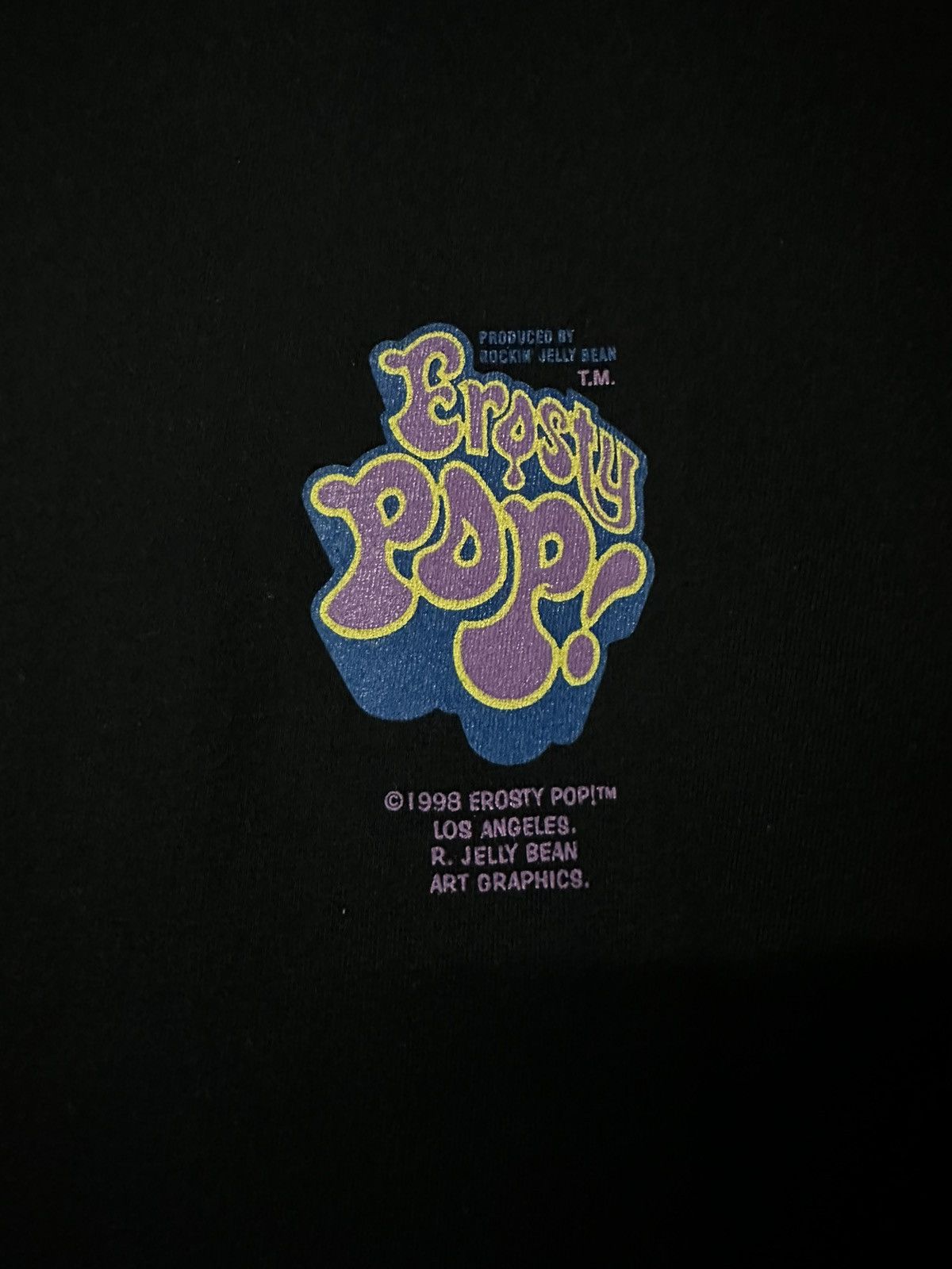 Hook-Ups × Vintage Vintage 90s Erosty Pop Rockin Jelly Bean Tee Size US M / EU 48-50 / 2 - 4 Thumbnail
