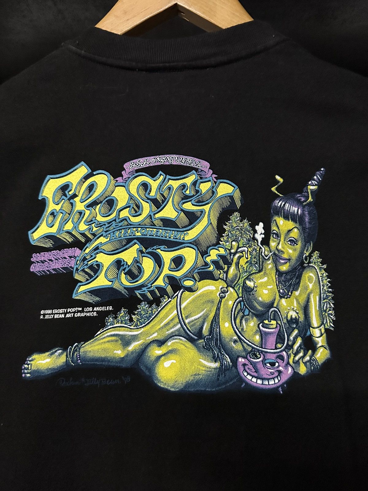 Hook-Ups × Vintage Vintage 90s Erosty Pop Rockin Jelly Bean Tee Size US M / EU 48-50 / 2 - 3 Thumbnail