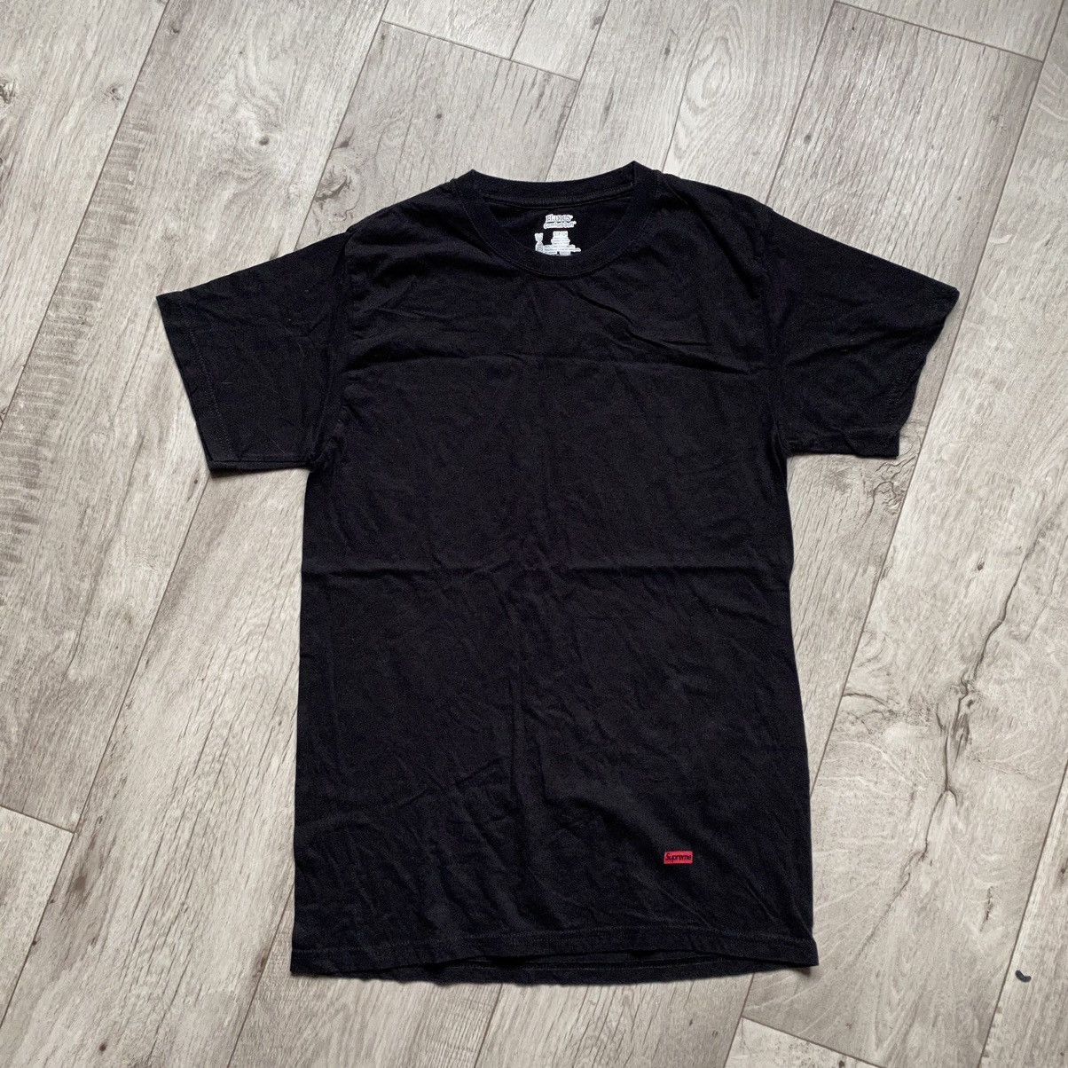 Hanes × Supreme SUPREME HANES MINIMAL BOX LOGO T SHIRT Size US S / EU 44-46 / 1 - 1 Thumbnail