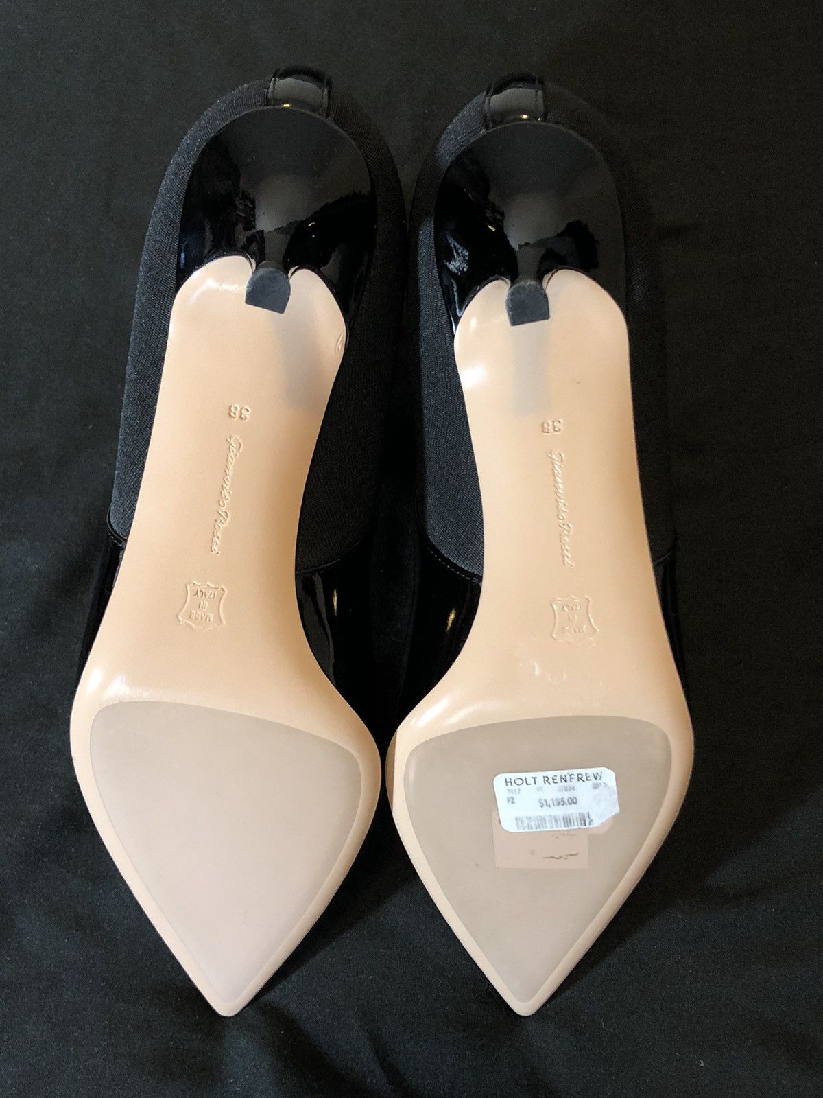 Gianvito Rossi Gianvito Rossi Brand New 55 Patent-Leather Ankle Boots Size US 8 / IT 38 - 5 Thumbnail