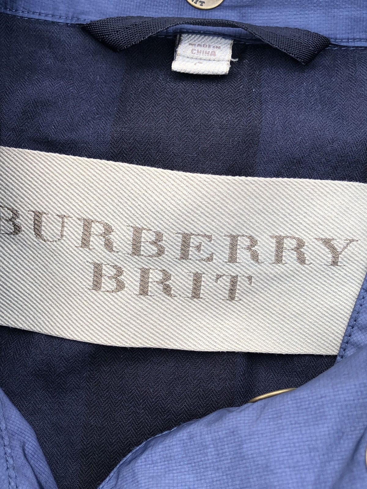 Burberry Burberry Brit Blue Indigo Fishtail Rain Jacket Parka Size US S / EU 44-46 / 1 - 3 Thumbnail