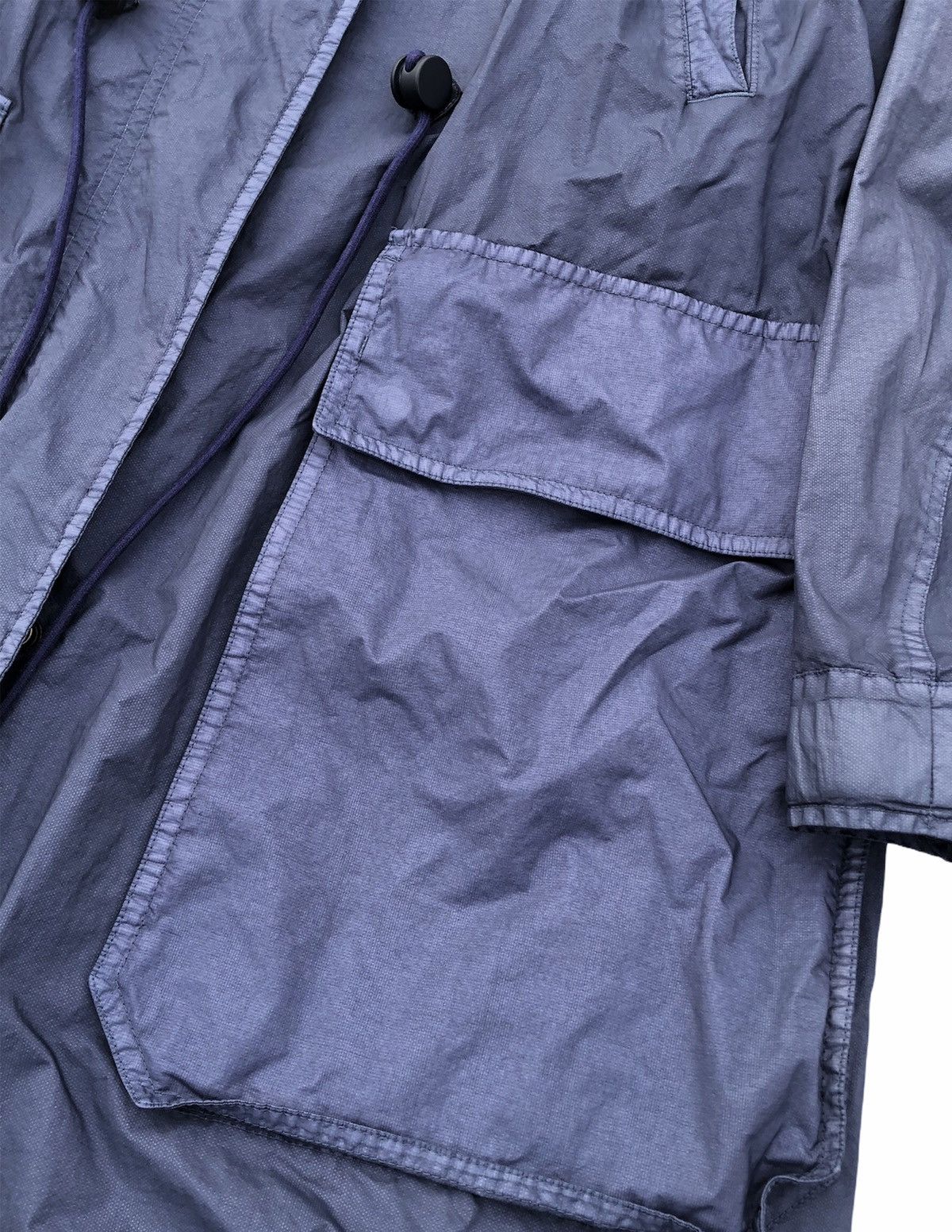 Burberry Burberry Brit Blue Indigo Fishtail Rain Jacket Parka Size US S / EU 44-46 / 1 - 8 Thumbnail