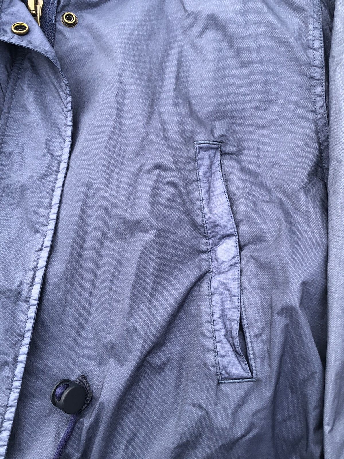 Burberry Burberry Brit Blue Indigo Fishtail Rain Jacket Parka Size US S / EU 44-46 / 1 - 7 Thumbnail