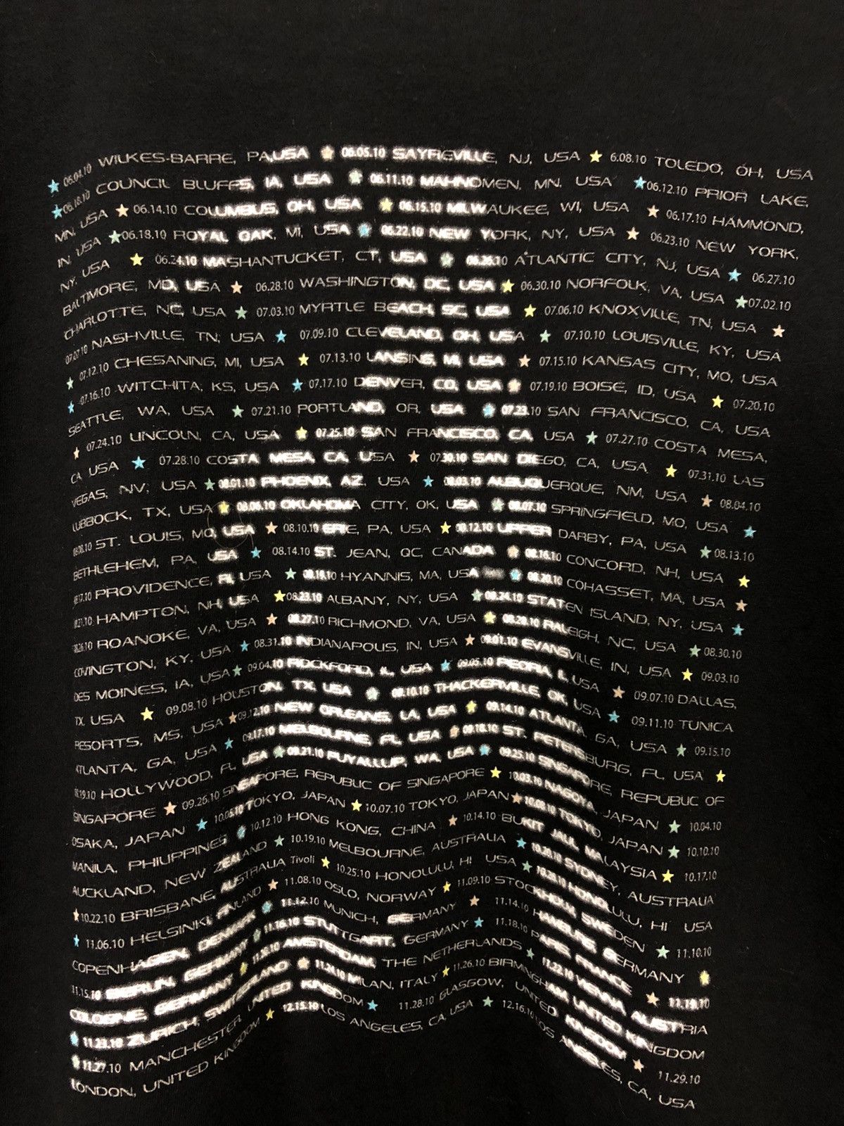 Band Tees VINTAGE ADAM LAMBERT GLAM NATION TOUR 2010 SHIRT Size US M / EU 48-50 / 2 - 5 Thumbnail