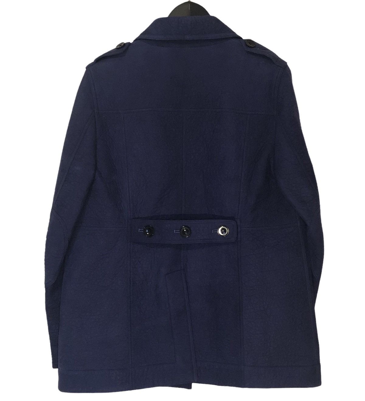 Burberry Burberry Brit Bracey Lamb Leather Coat Navy Blue BNWT $1995 Size US L / EU 52-54 / 3 - 2 Thumbnail