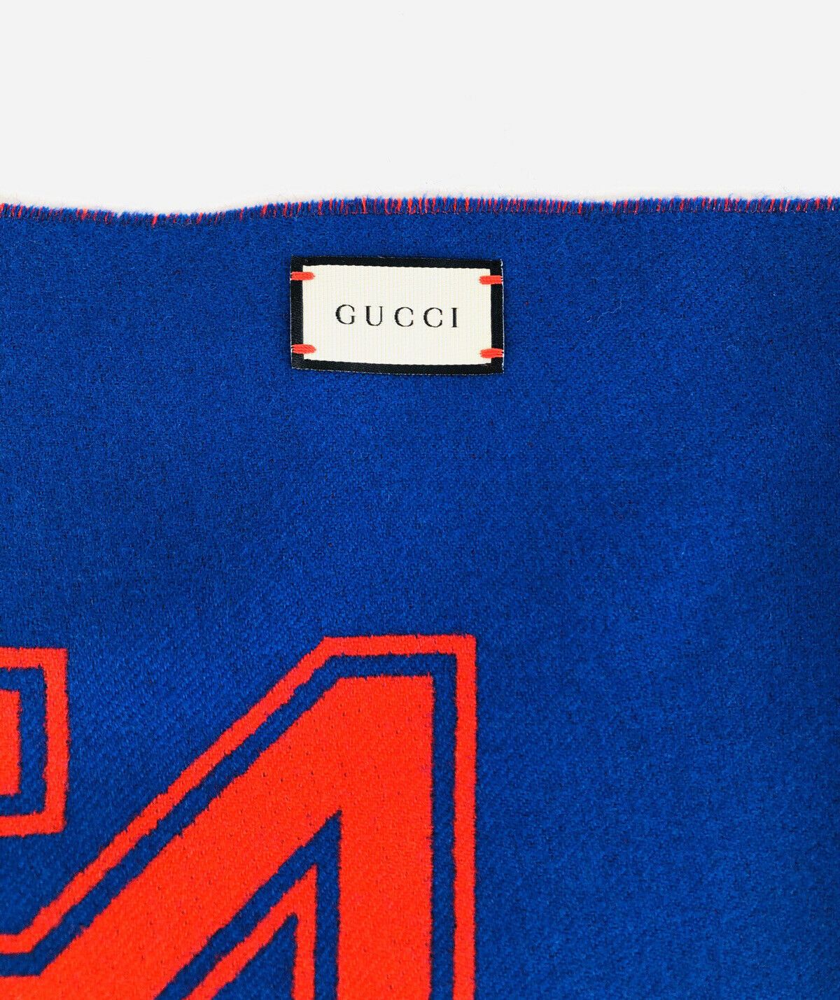 Gucci Gucci Tiger Jacquard Muffler Scarf L'Aveugle Par Amour Size ONE SIZE - 3 Thumbnail