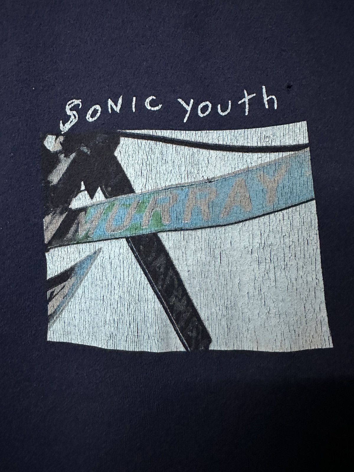 Band Tees Vintage Sonic Youth Murray Promo Faded Tee Size US M / EU 48-50 / 2 - 2 Thumbnail