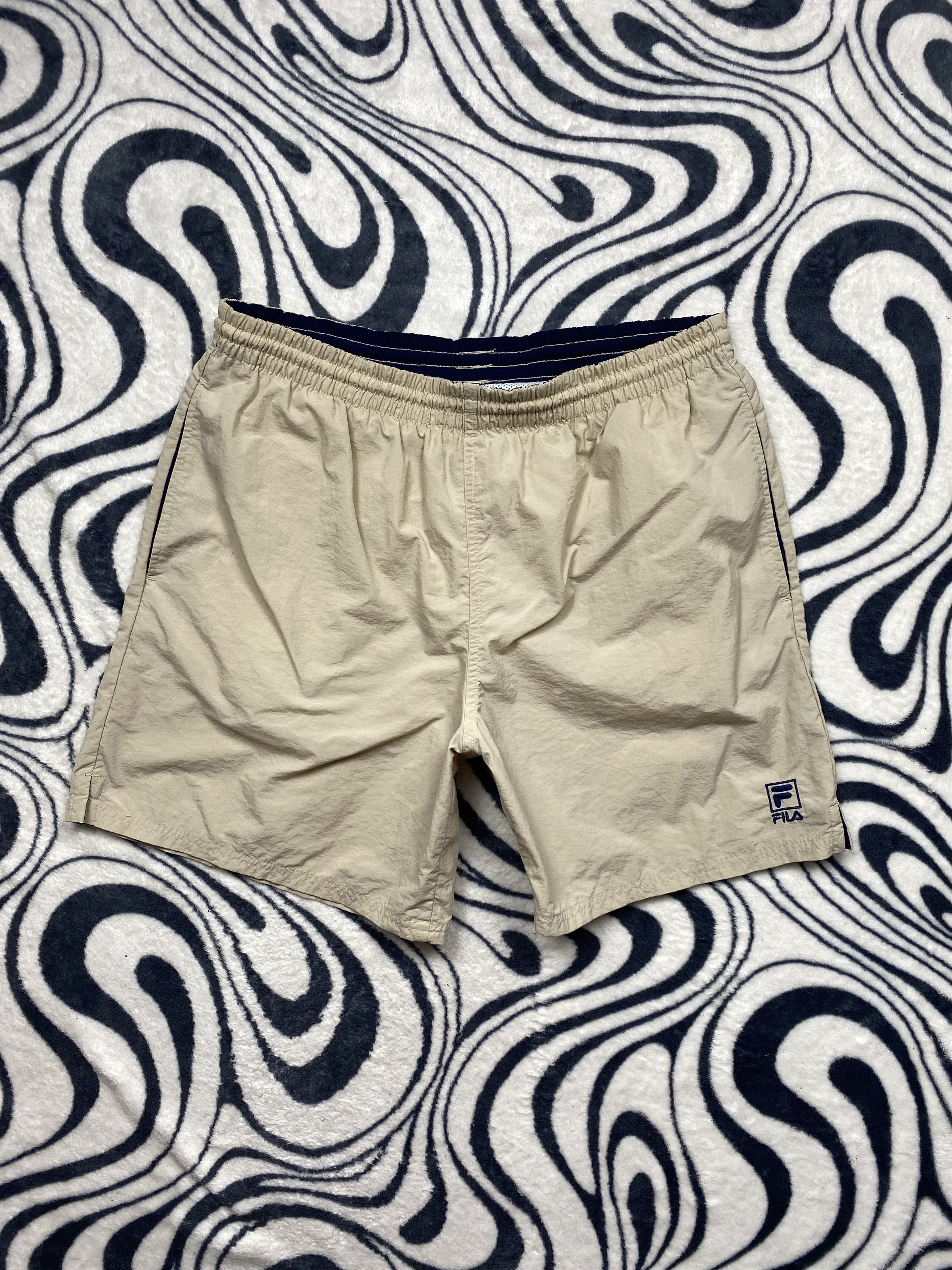Fila × Vintage Fila Vintage Mens Nylon Shorts Y2K Size US 32 / EU 48 - 1 Thumbnail