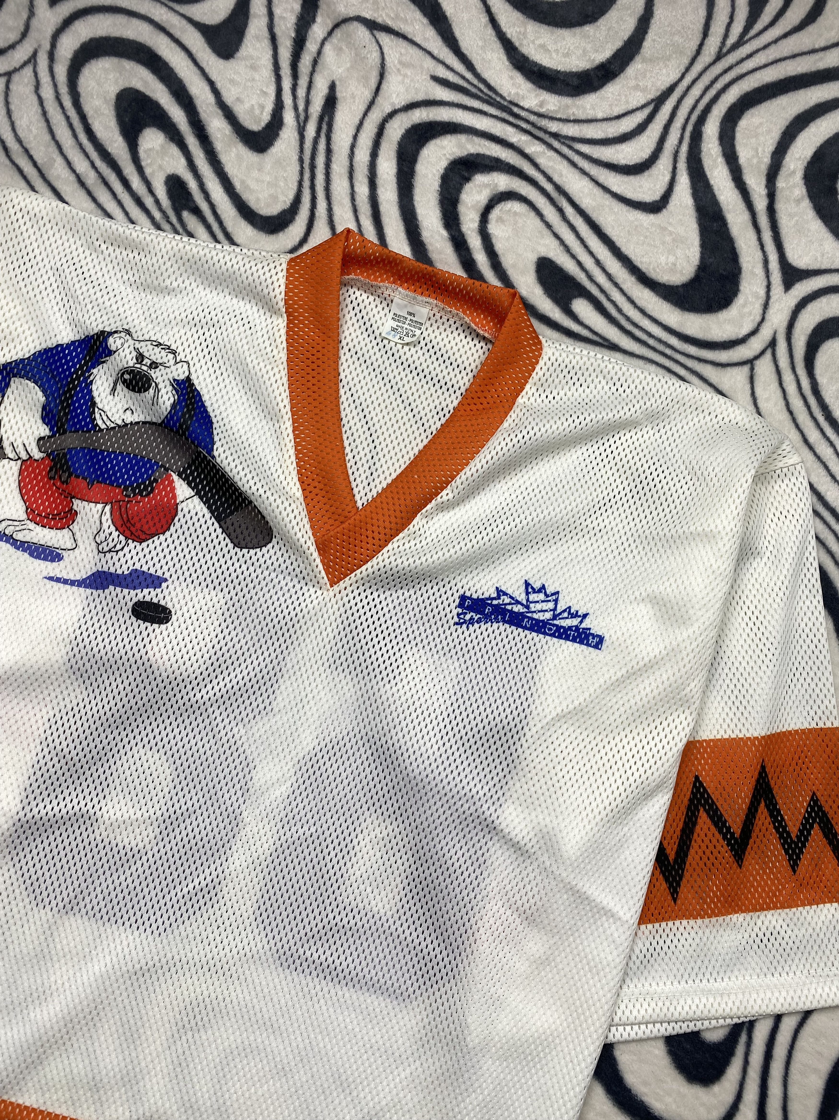 NHL Hockey Jersey 90s Vintage Made in Italy Size US XL / EU 56 / 4 - 2 Thumbnail
