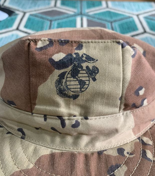 Vintage vintage patrol caps camo usmc chocochip | Grailed