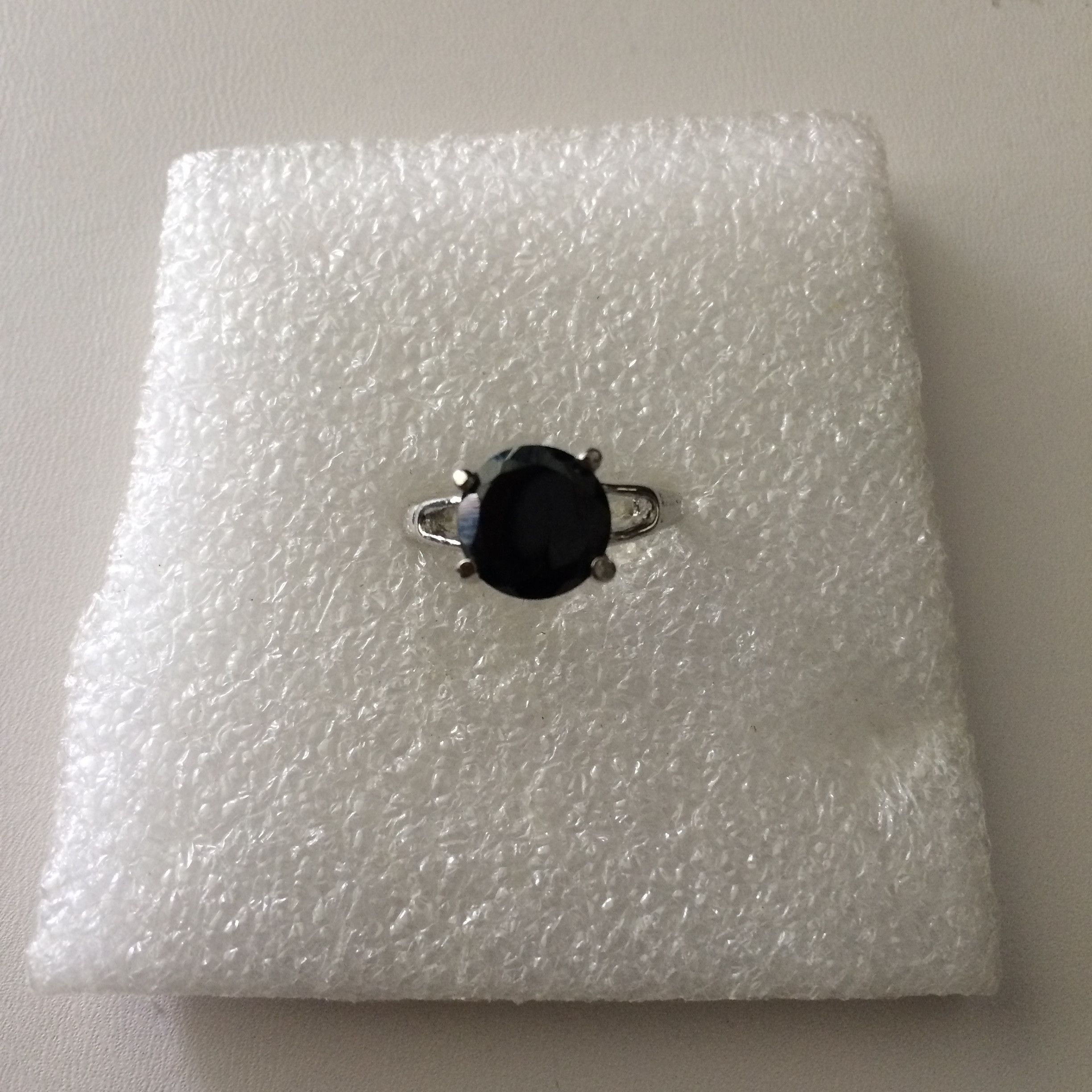 Jewelry Black CZ Ring - Size 8.75 Size ONE SIZE - 1 Thumbnail