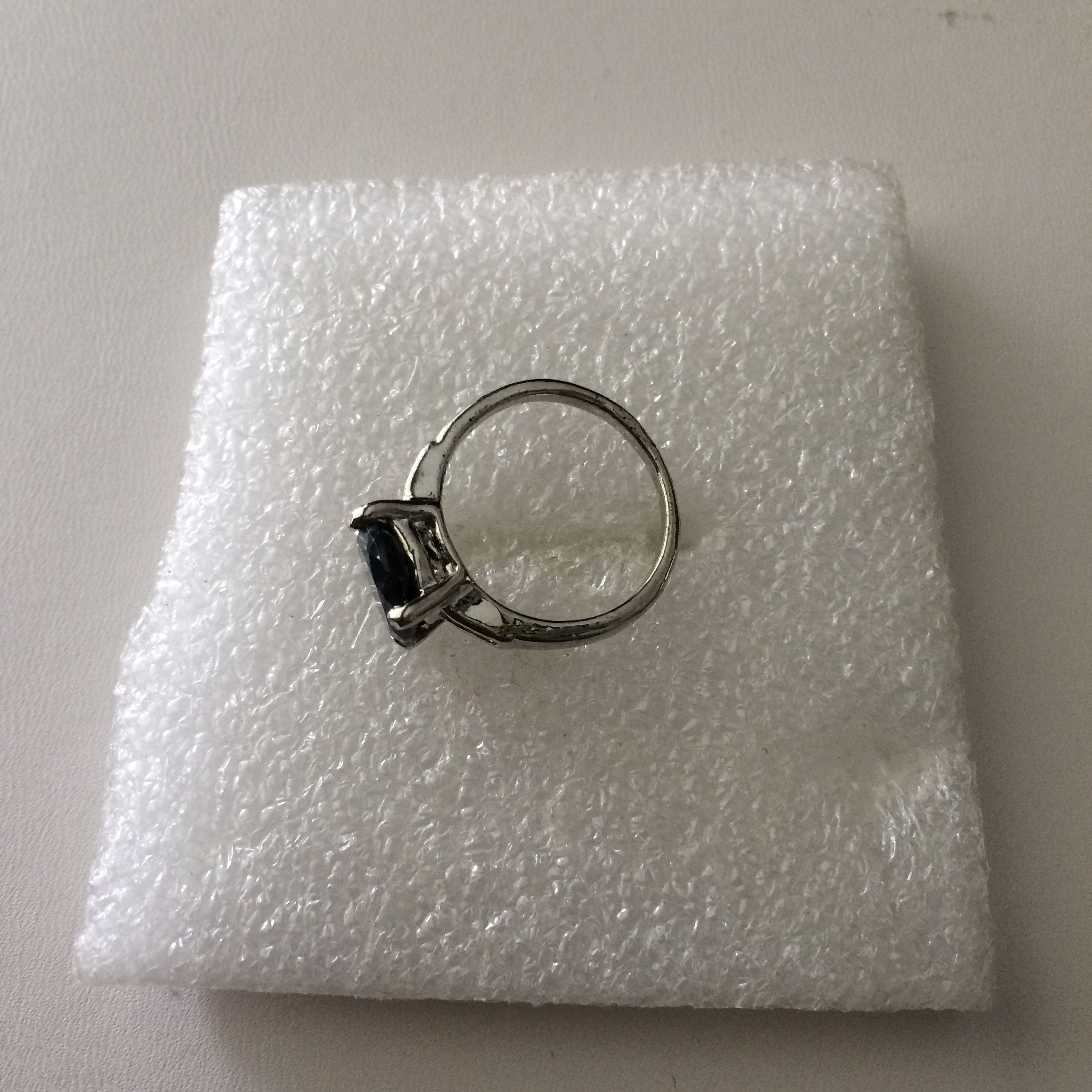 Jewelry Black CZ Ring - Size 8.75 Size ONE SIZE - 2 Thumbnail