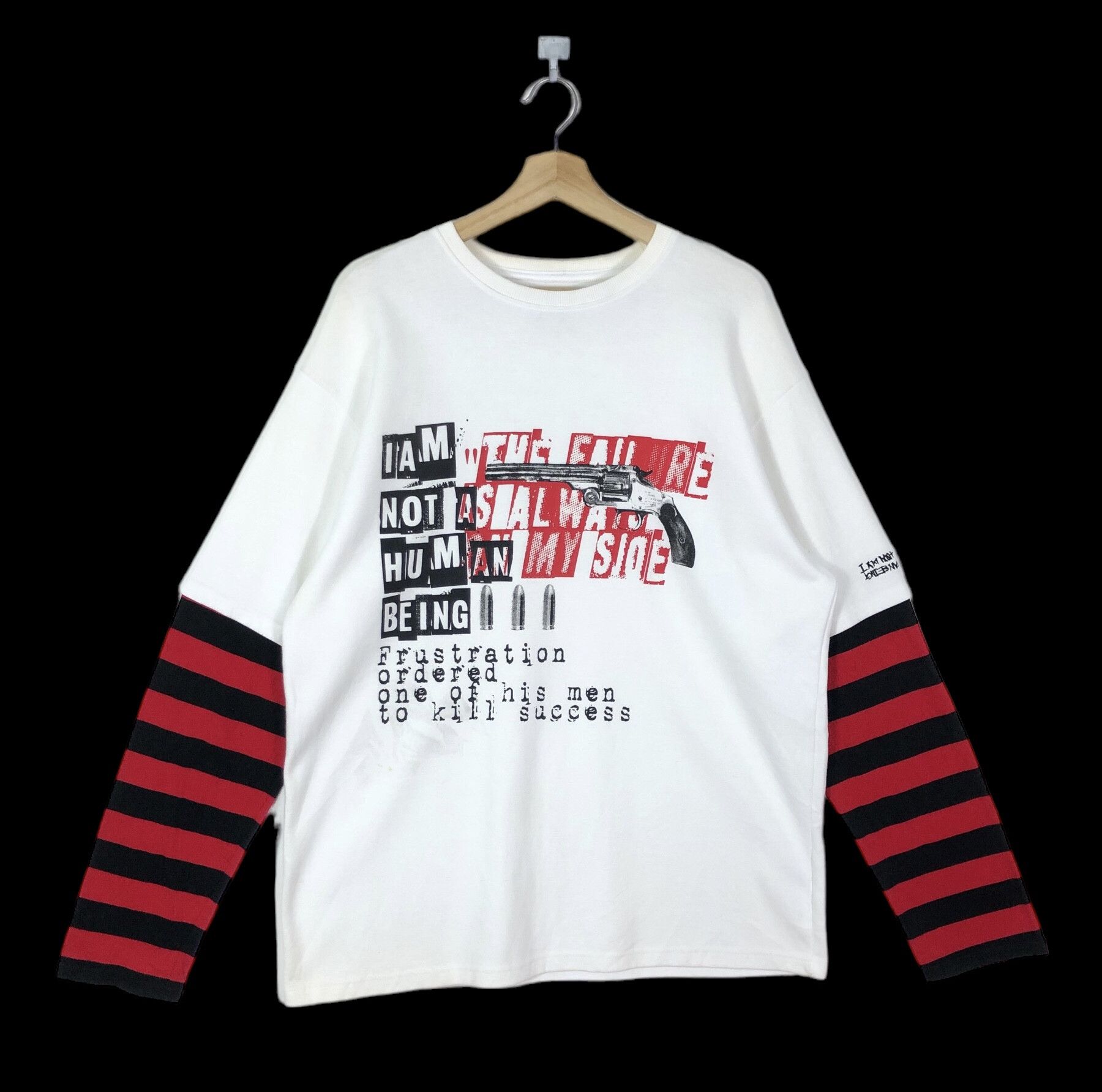 I Am Not A Human Being K-BRAND I AM NOT A HUMAN BEING PUNK L/S Size US XL / EU 56 / 4 - 2 Thumbnail