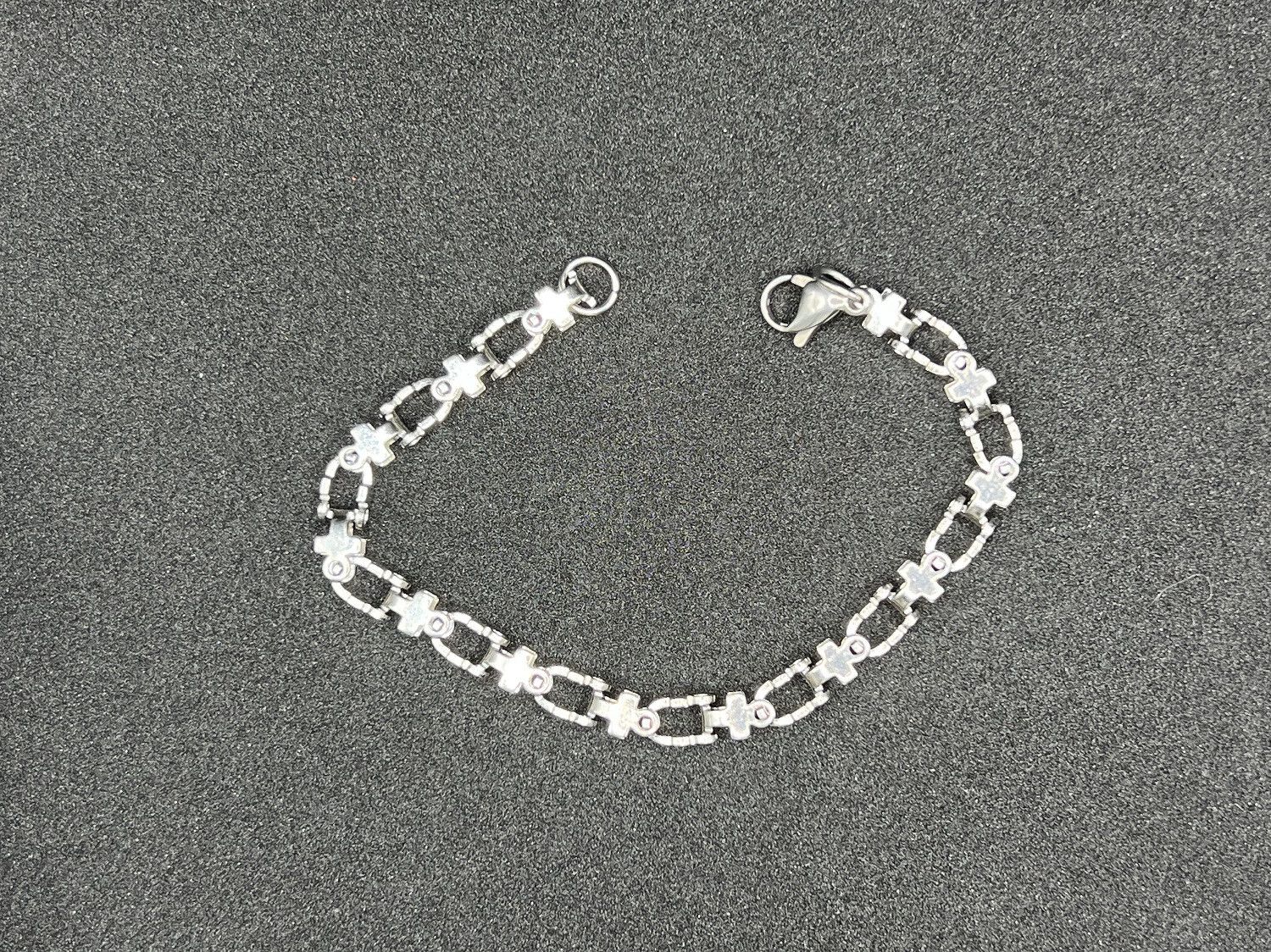 Other Cross Chain Stainless Steel Bracelet Size ONE SIZE - 1 Thumbnail