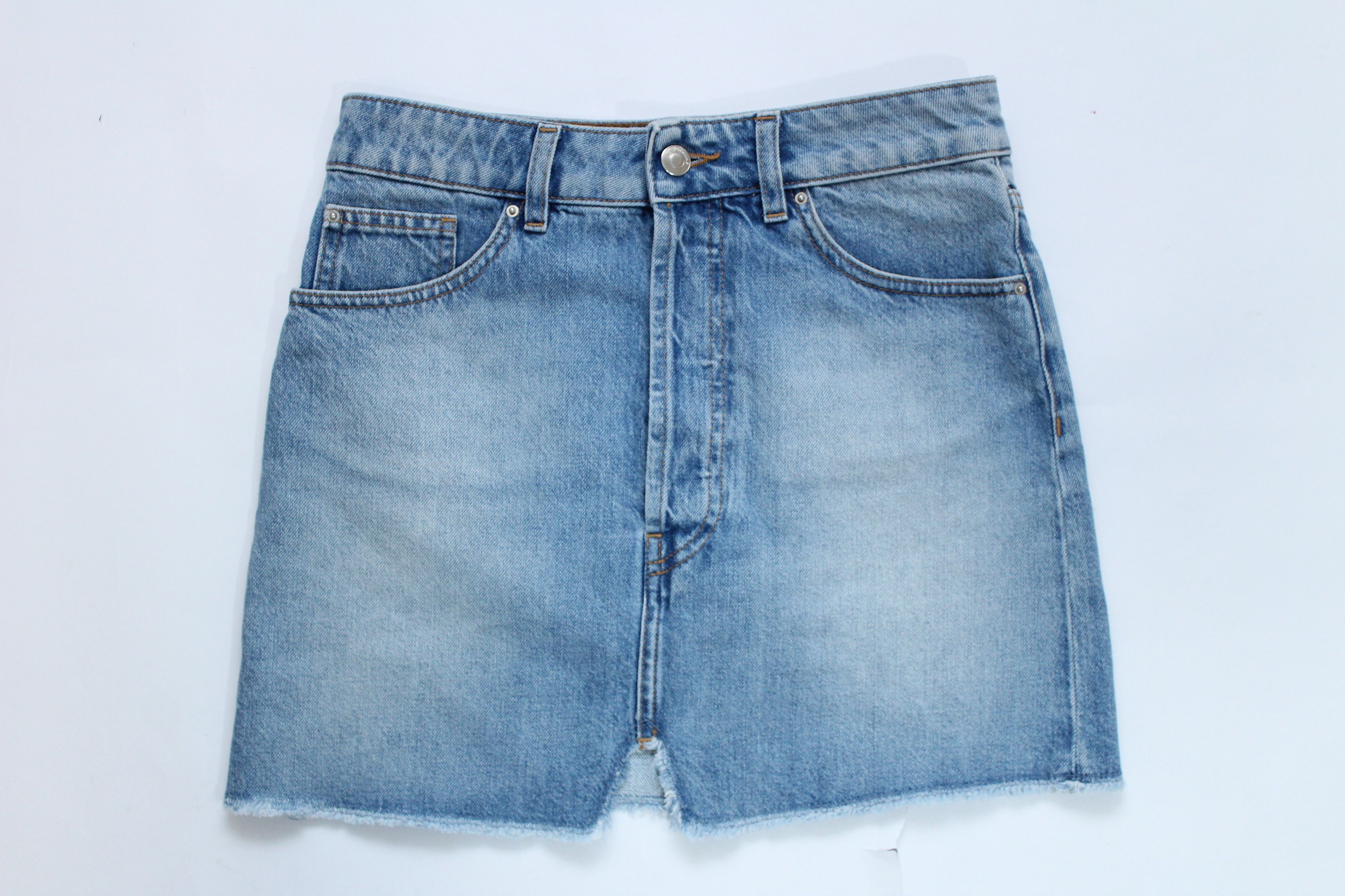 Iro Iro Jeans Denim Skirt Womens Size 34 Hype Size 34" / US 12 / IT 48 - 3 Thumbnail