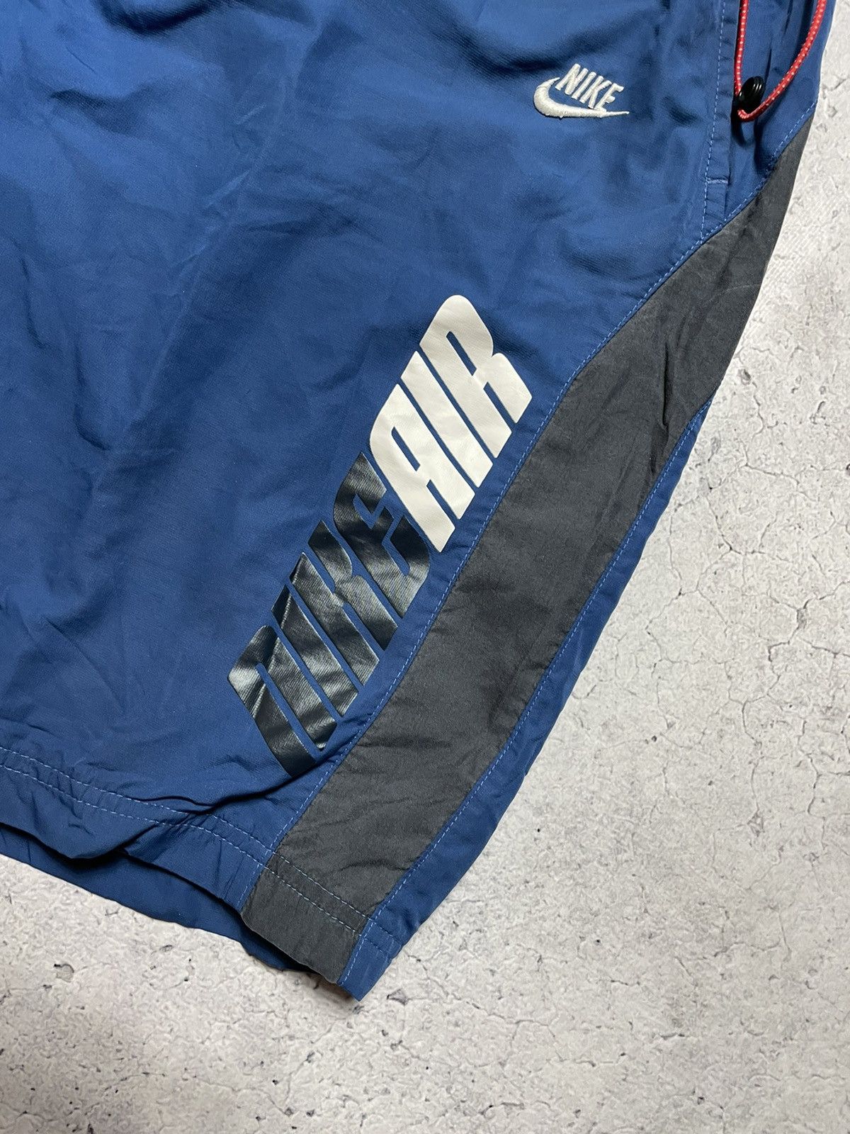 Nike × Vintage Nike Air Vintage Nylon Shorts Big Logo Drill Big swoosh Size US 34 / EU 50 - 4 Thumbnail
