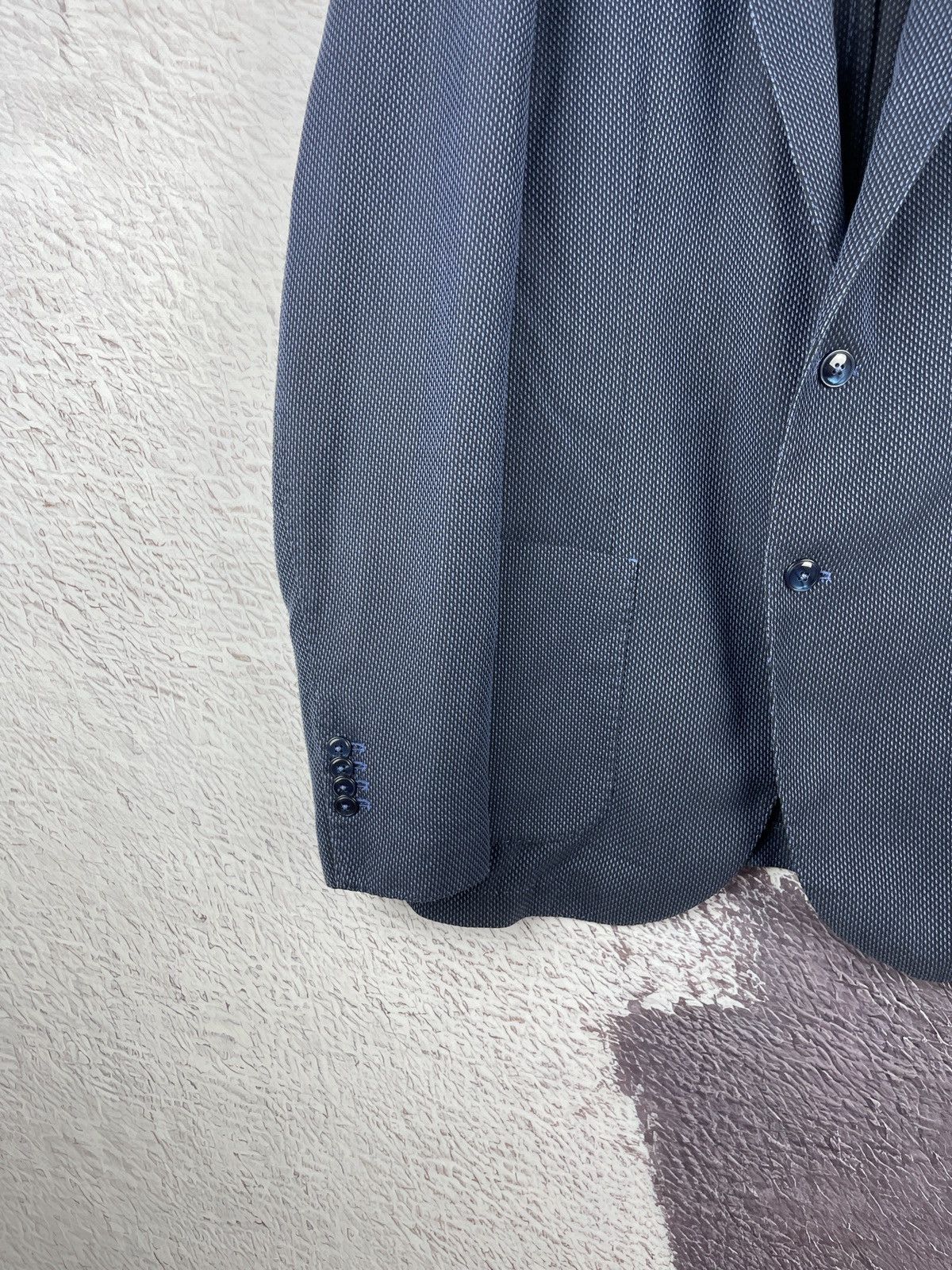 L.B.M. 1911 L.B.M. 1911 blue pattern 2 button blazer limited edition Size 44R - 9 Thumbnail