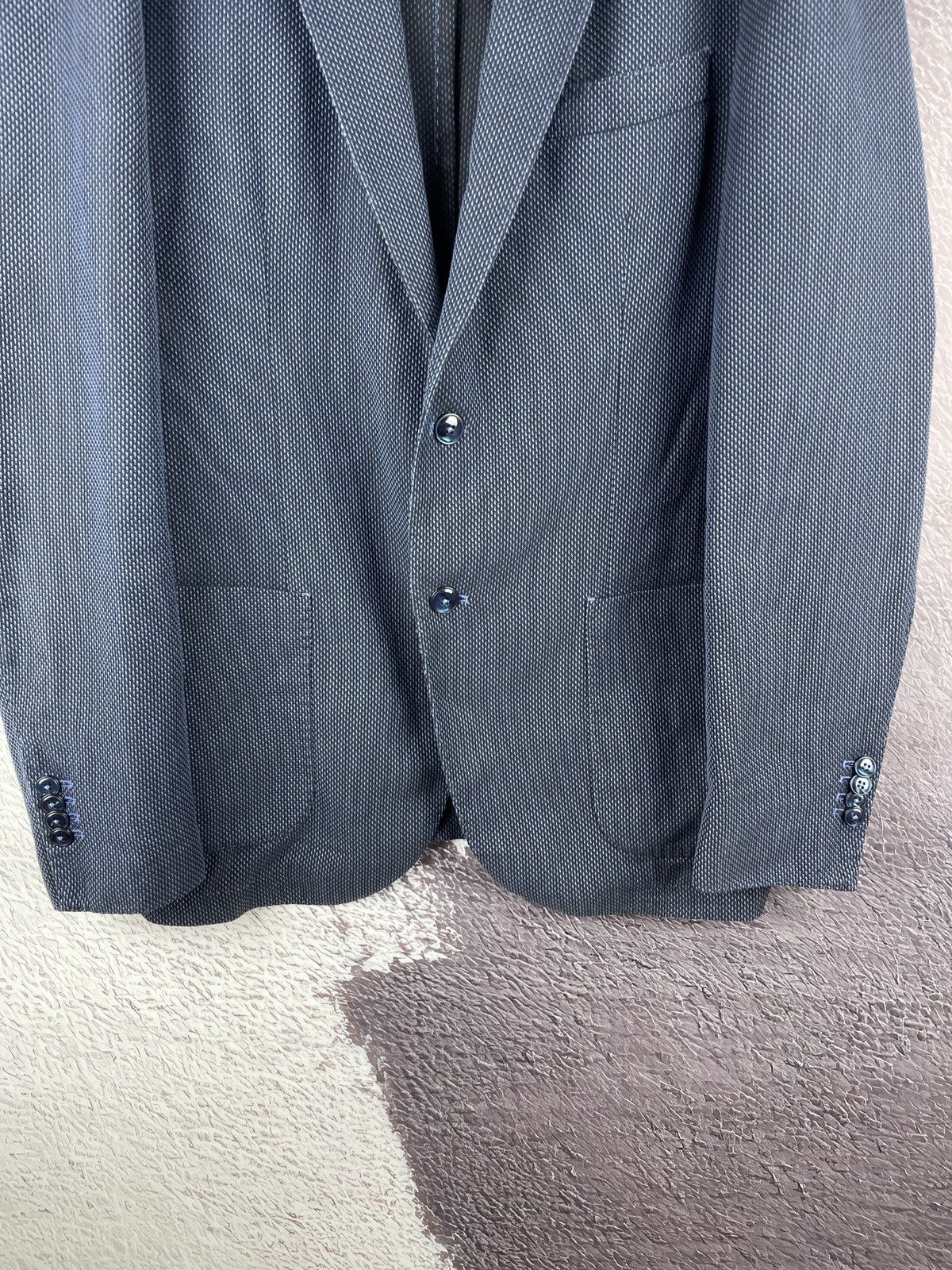 L.B.M. 1911 L.B.M. 1911 blue pattern 2 button blazer limited edition Size 44R - 10 Thumbnail