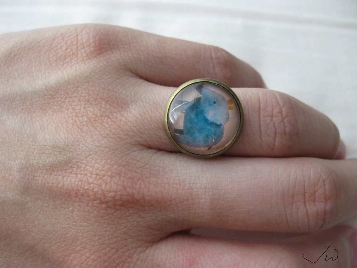 Jewelry Elephant Pattern Round Bronze Ring Size ONE SIZE - 4 Thumbnail