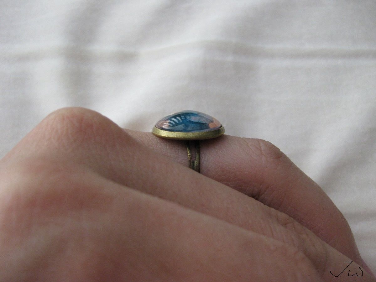Jewelry Elephant Pattern Round Bronze Ring Size ONE SIZE - 5 Thumbnail