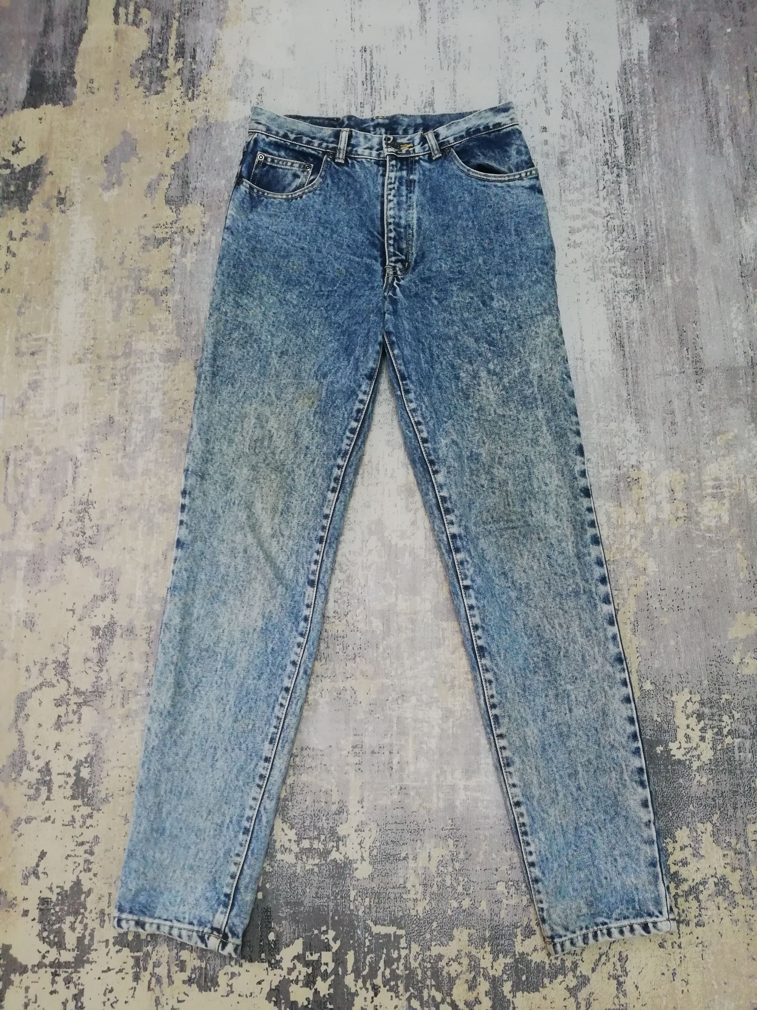 Seditionaries Japanese Acid Wash Jean Carrot Cut Retro Punk Jeans 30x31.5 Size US 30 / EU 46 - 1 Thumbnail