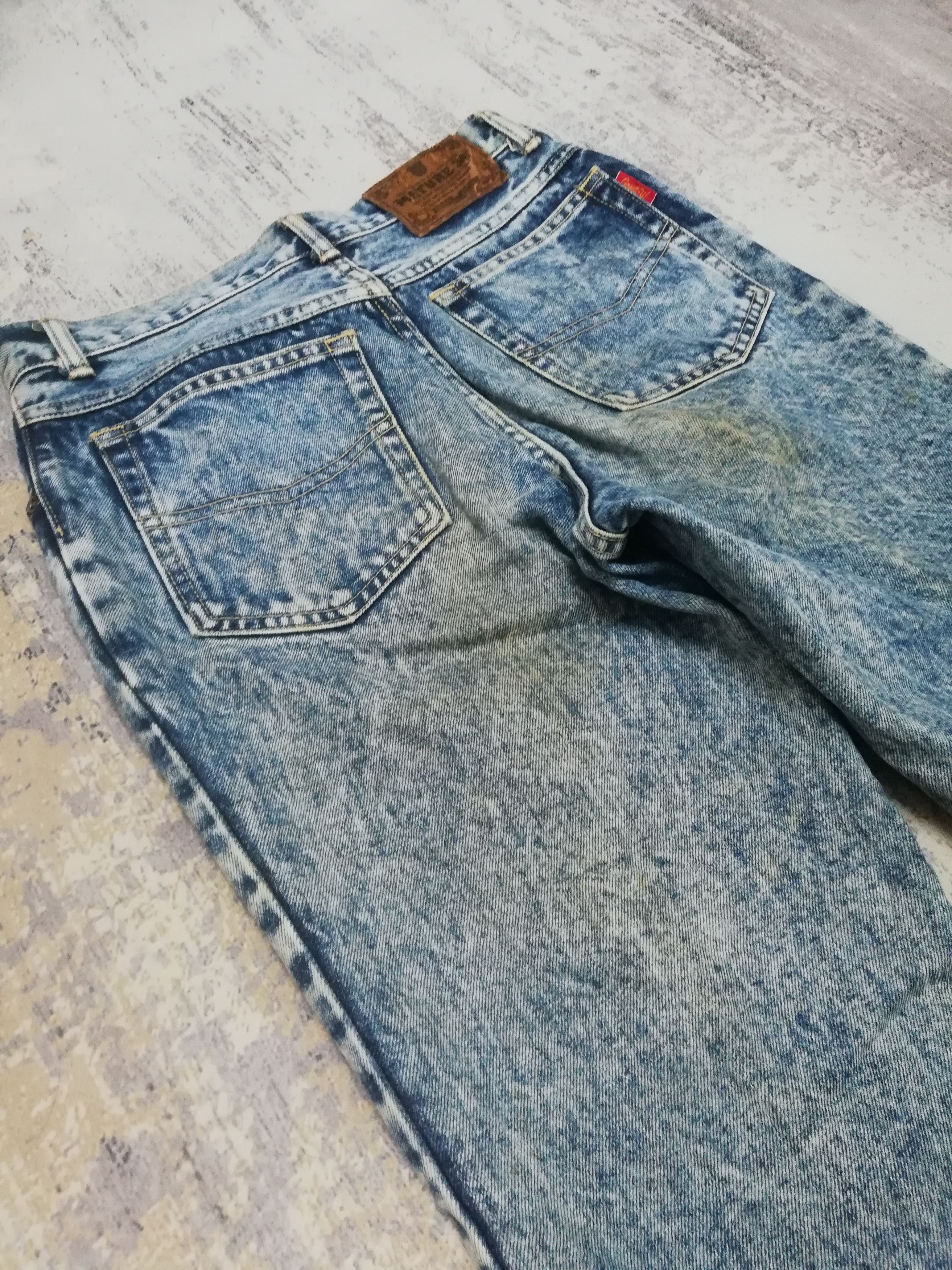 Seditionaries Japanese Acid Wash Jean Carrot Cut Retro Punk Jeans 30x31.5 Size US 30 / EU 46 - 7 Thumbnail