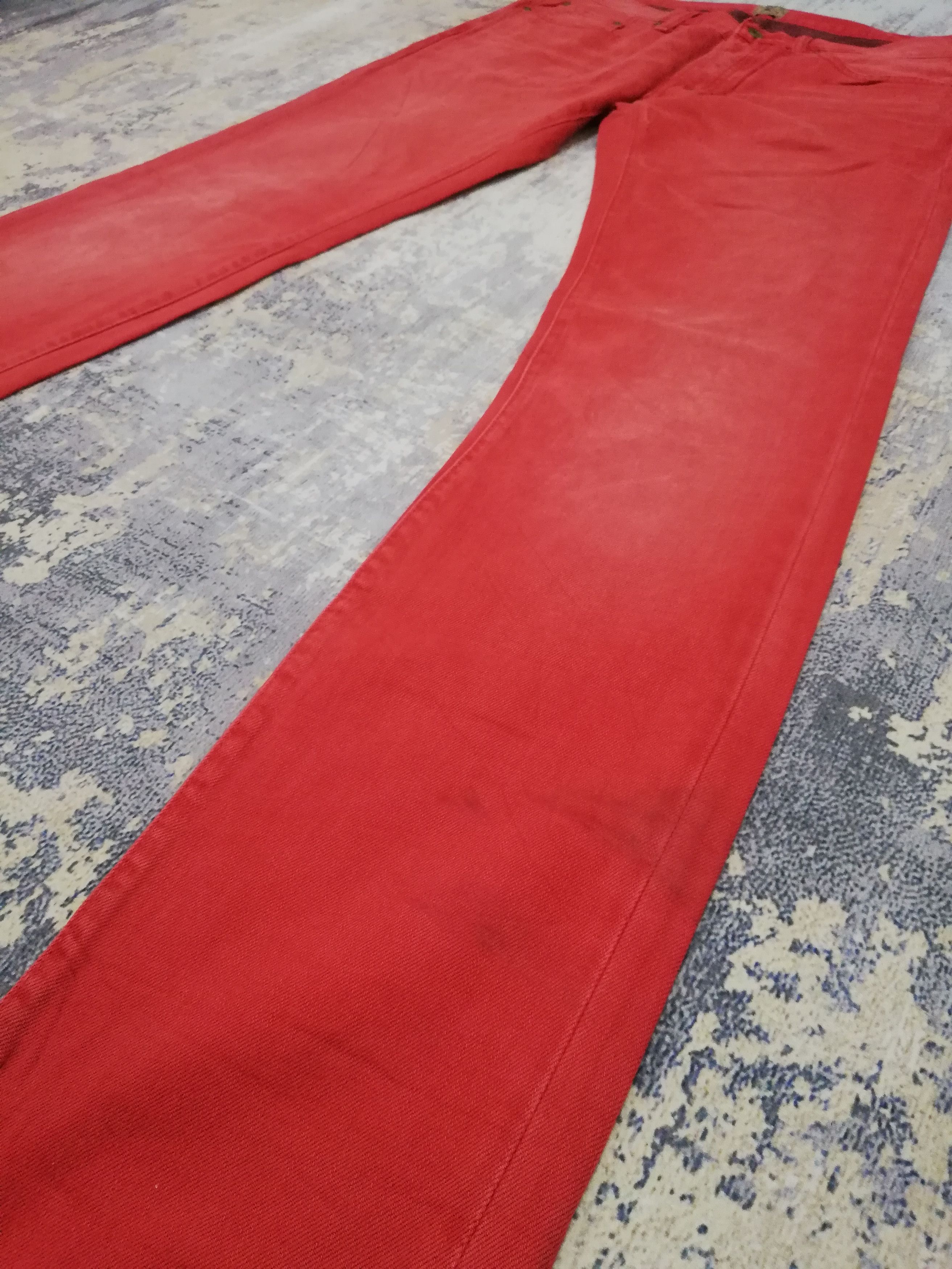 Japanese Brand Vtg PRPS Japanese Red Denim Slim Straight Leg Jeans W34 Size US 34 / EU 50 - 5 Thumbnail