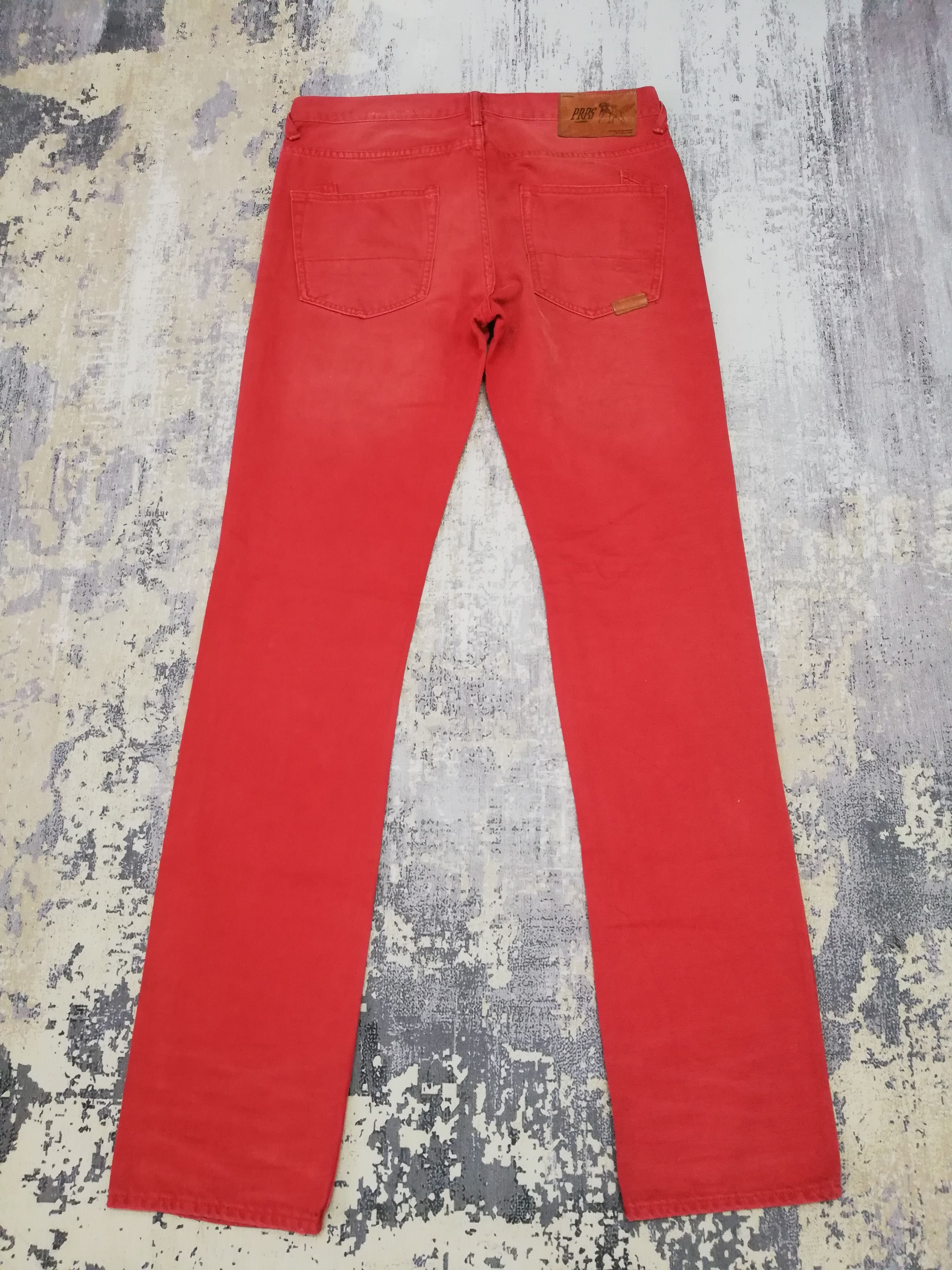 Japanese Brand Vtg PRPS Japanese Red Denim Slim Straight Leg Jeans W34 Size US 34 / EU 50 - 2 Thumbnail