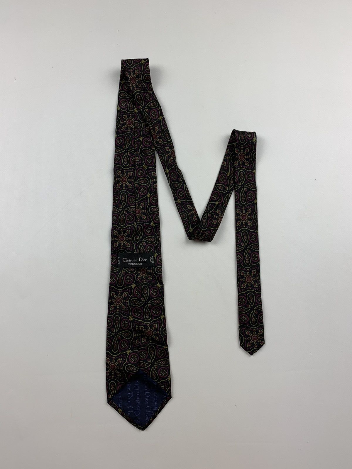 Christian Dior Monsieur Christian Dior Monsieur Silk Tie Size ONE SIZE - 1 Thumbnail
