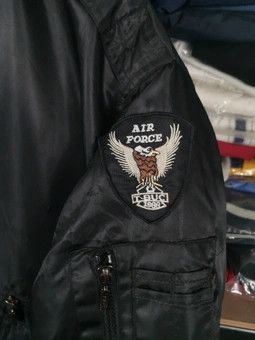 Vintage Vintage 80s Air Force Ma-1 Flight Bomber Jacket By T-Buc Size US L / EU 52-54 / 3 - 5 Thumbnail