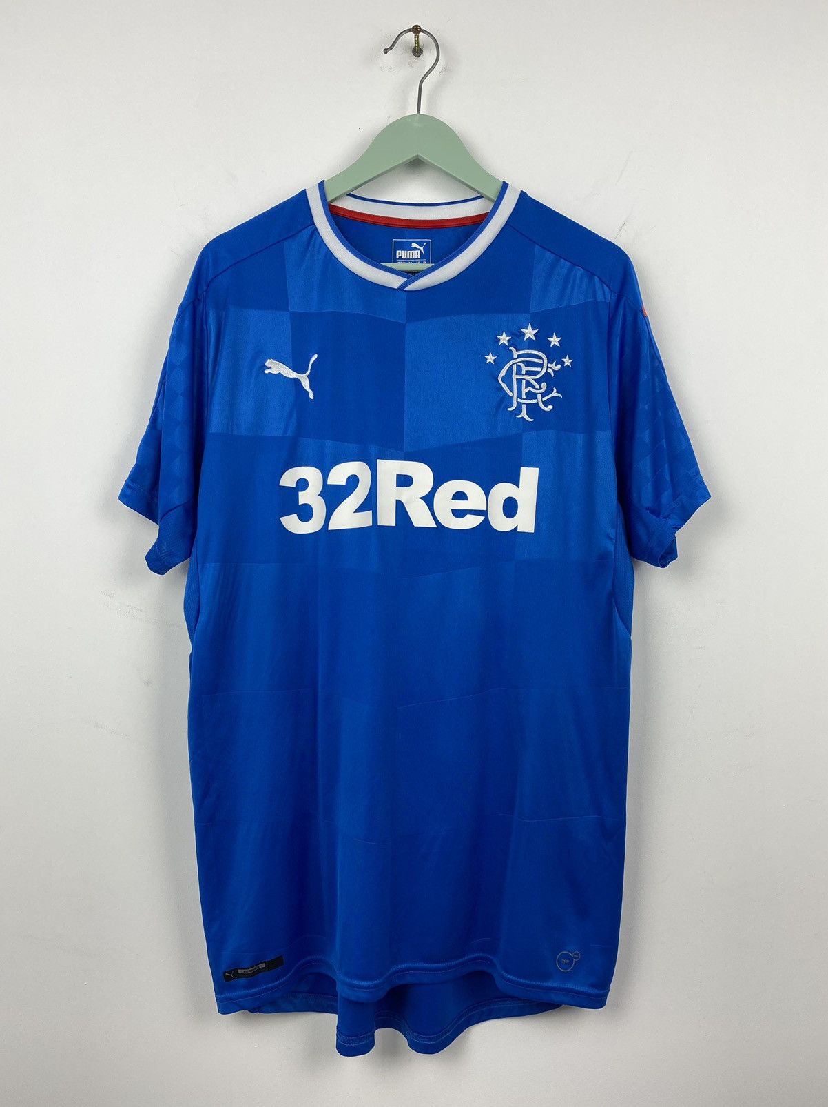 Puma Glasgow Rangers 2016 2018 Football Jersey PSG Chelsea Milan Size US L / EU 52-54 / 3 - 1 Thumbnail