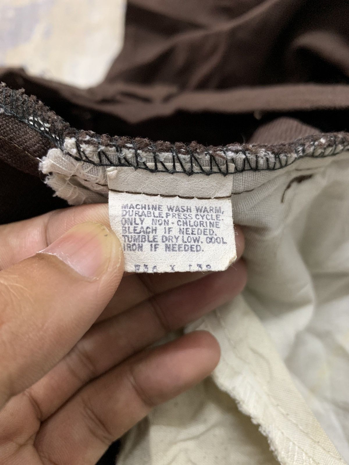 Levi's Vintage Levi’s Sta-Prest Flared Pants 34x31.5 Size US 34 / EU 50 - 10 Thumbnail