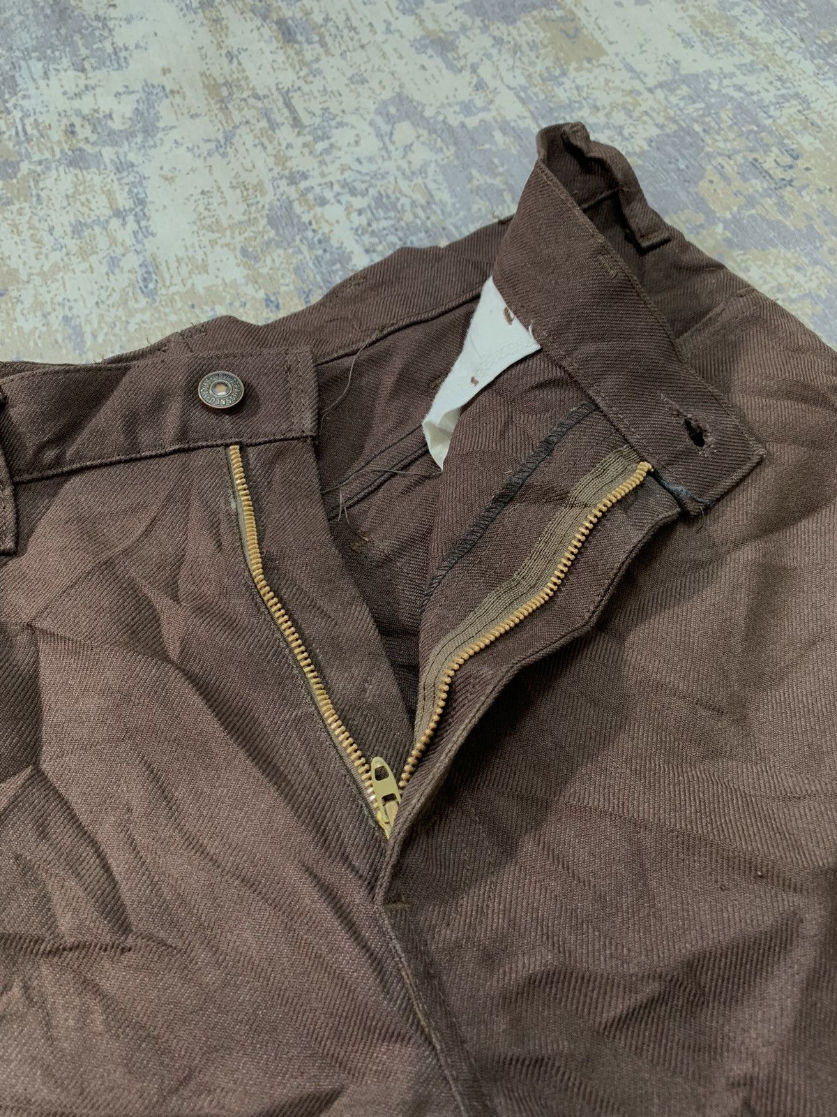Levi's Vintage Levi’s Sta-Prest Flared Pants 34x31.5 Size US 34 / EU 50 - 5 Thumbnail