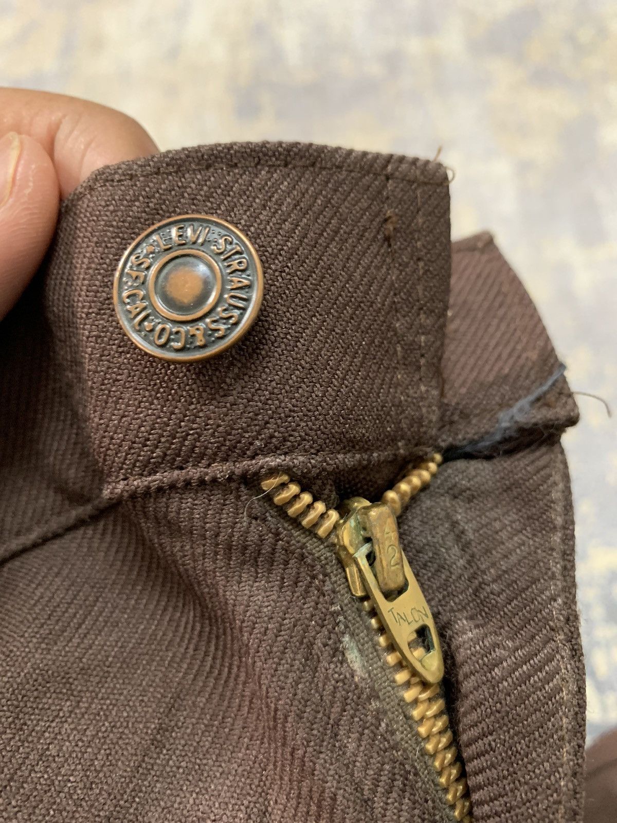 Levi's Vintage Levi’s Sta-Prest Flared Pants 34x31.5 Size US 34 / EU 50 - 7 Thumbnail