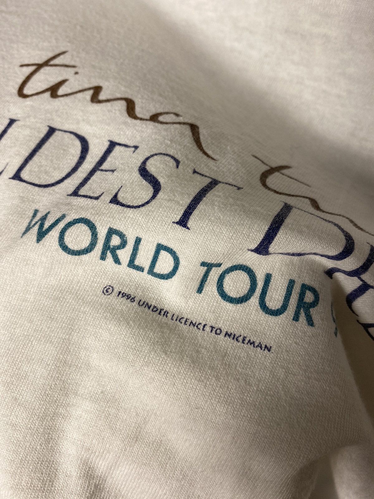 Band Tees Vintage Tina Turner t-shirt wildest dreams tour 1996 size Xl Size US XL / EU 56 / 4 - 7 Thumbnail